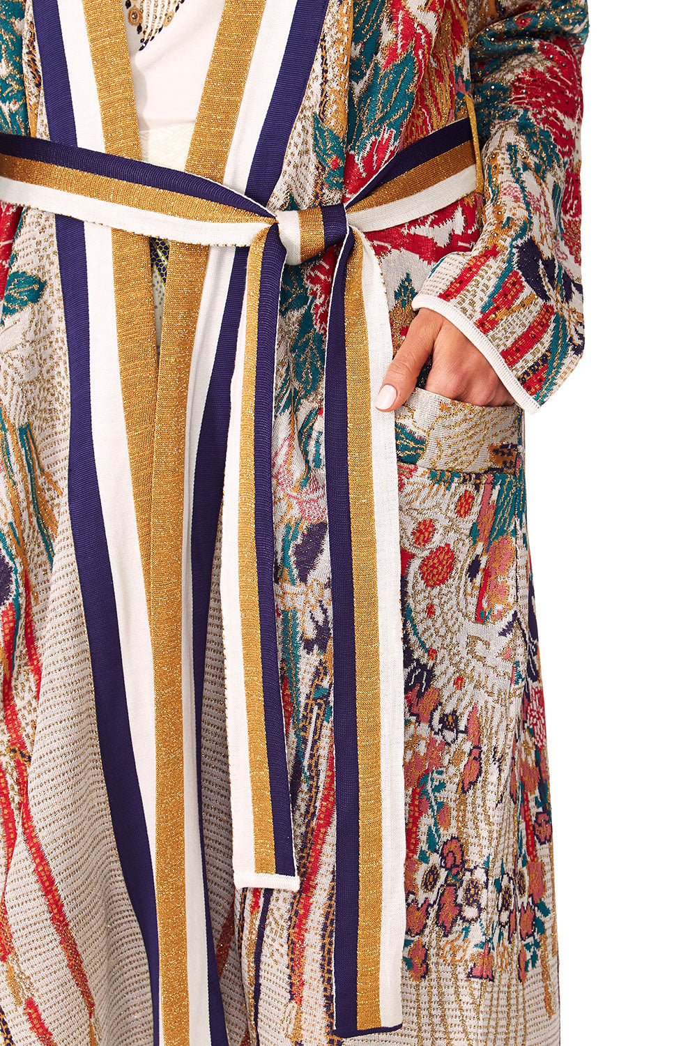 CAMILLA MS MAIKO KNIT WRAP W TIE