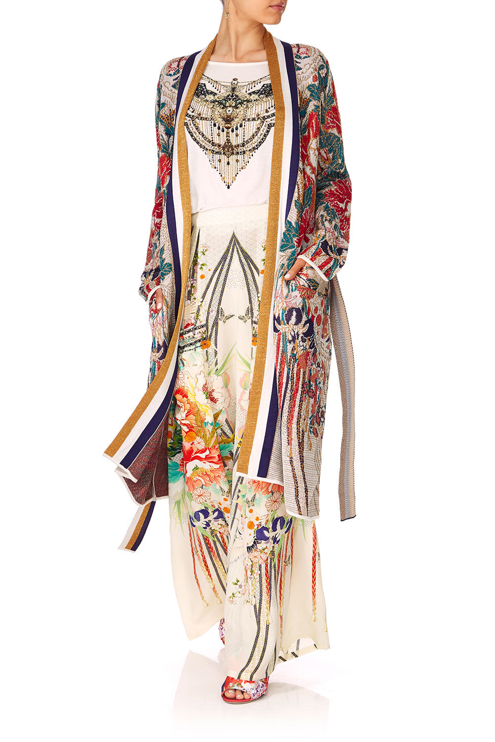 CAMILLA MS MAIKO KNIT WRAP W TIE