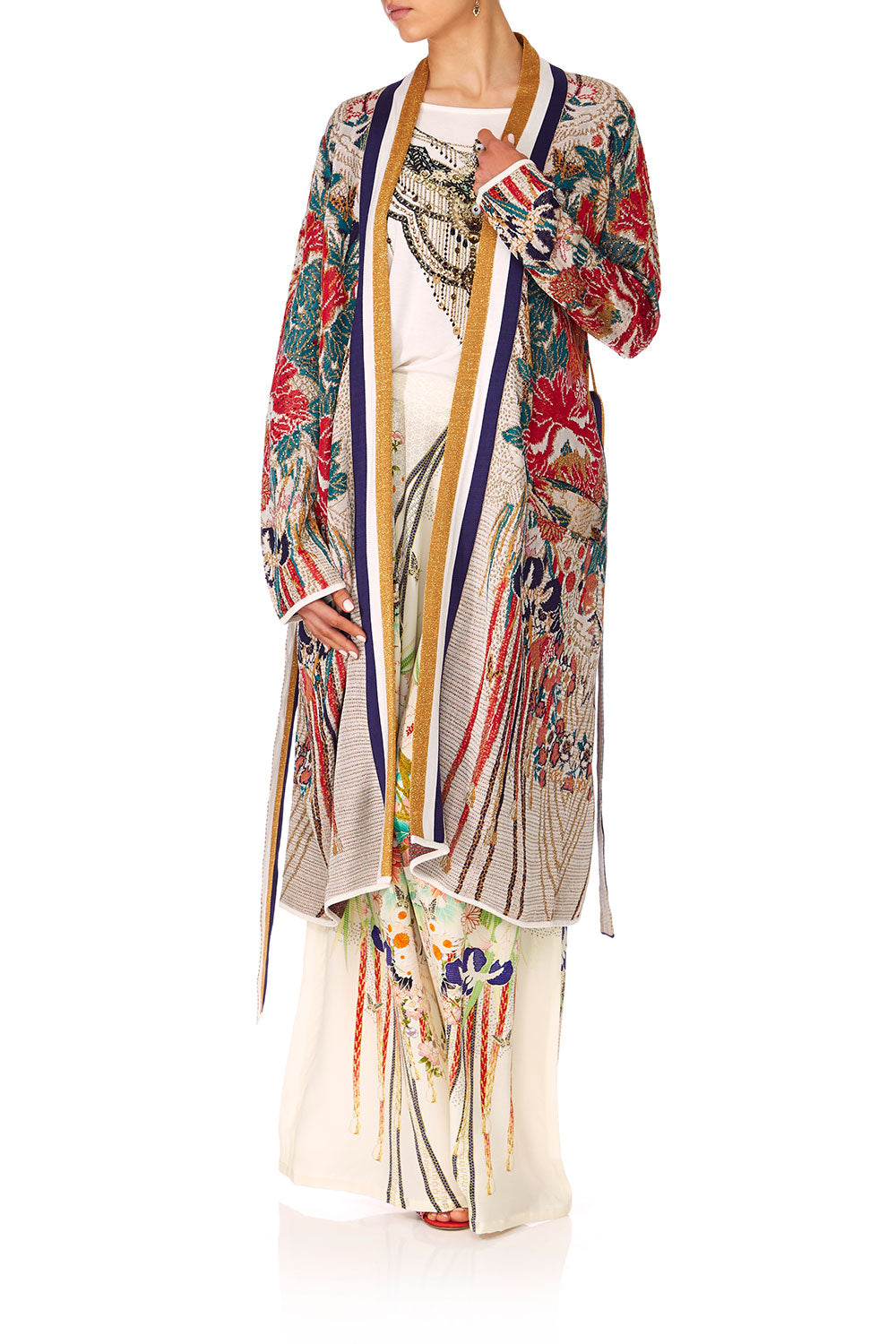 CAMILLA MS MAIKO KNIT WRAP W TIE