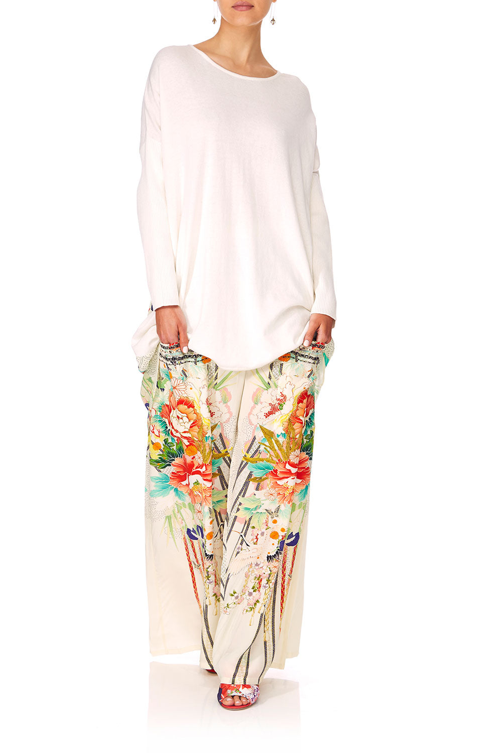 CAMILLA MS MAIKO LONG SLEEVE JUMPER W PRINT BACK