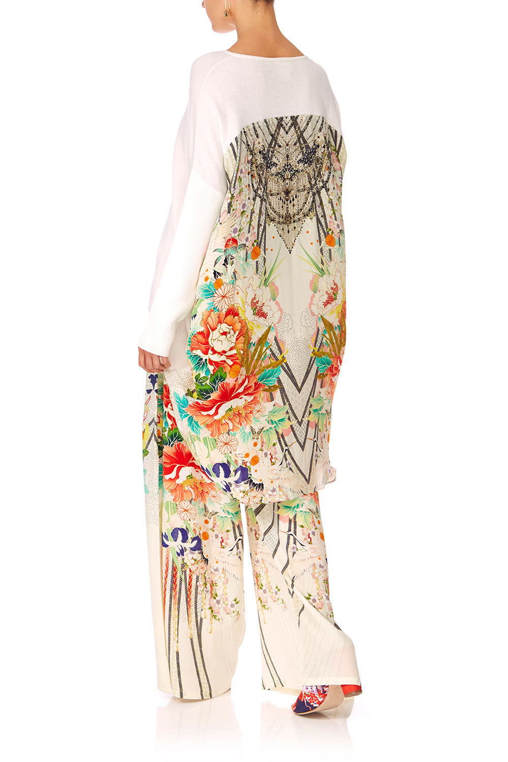 CAMILLA MS MAIKO LONG SLEEVE JUMPER W PRINT BACK