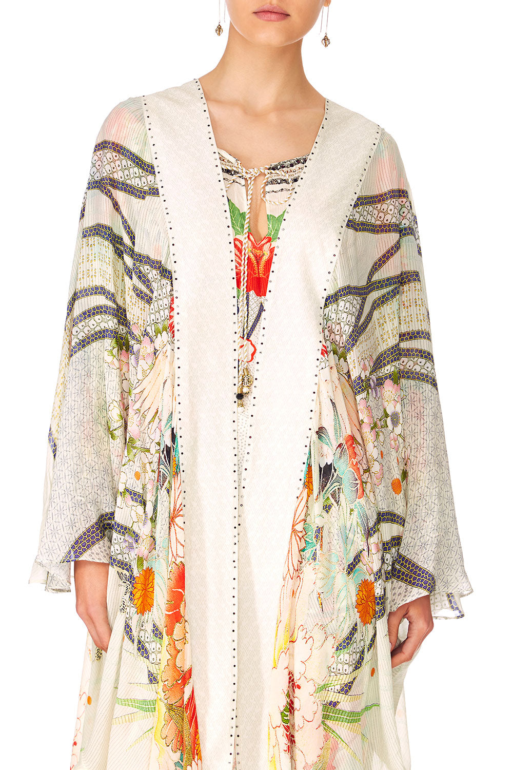 CAMILLA MS MAIKO LONG SLEEVE LONG CAPE