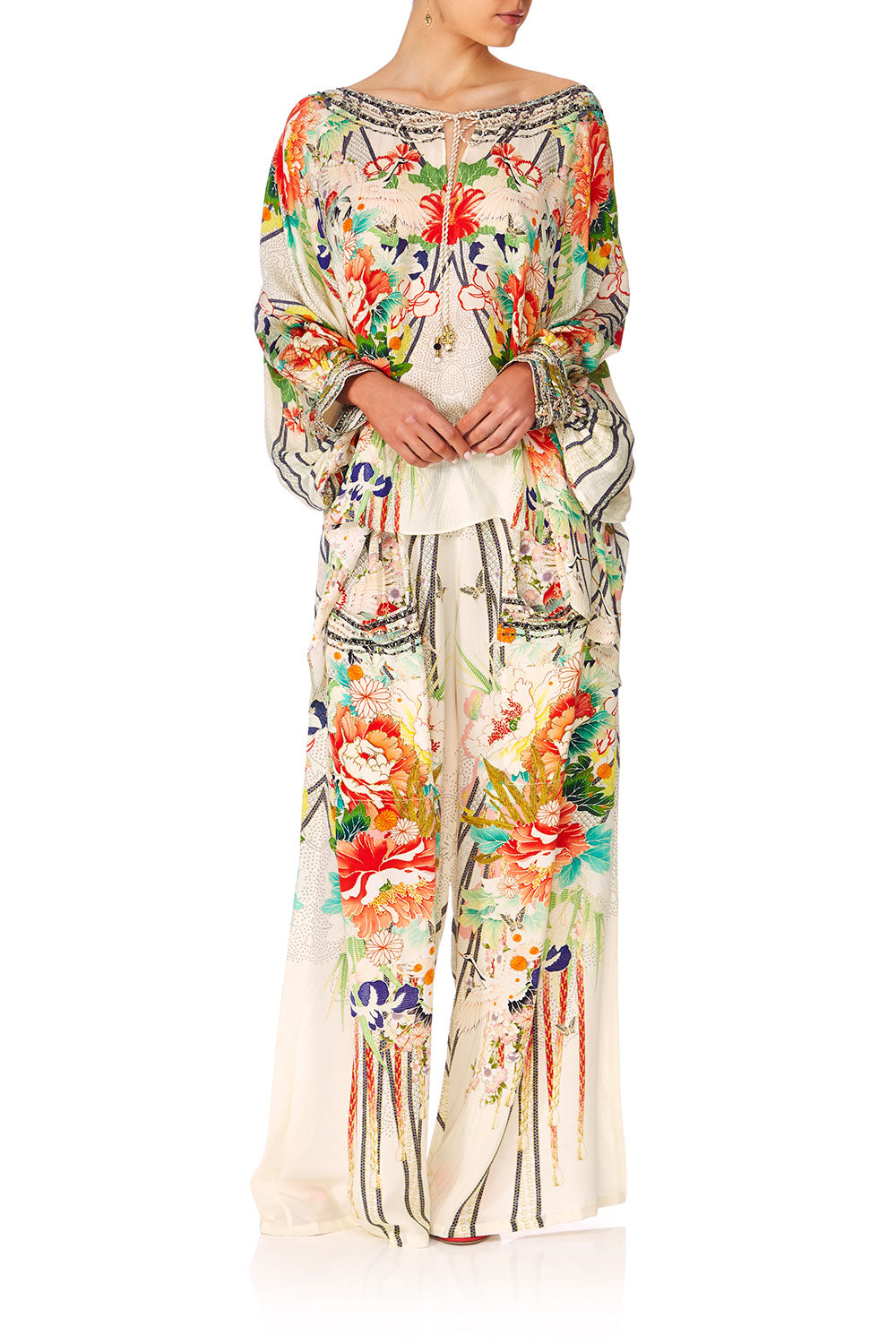 CAMILLA MS MAIKO WIDE LEG TROUSER W FRONT POCKETS