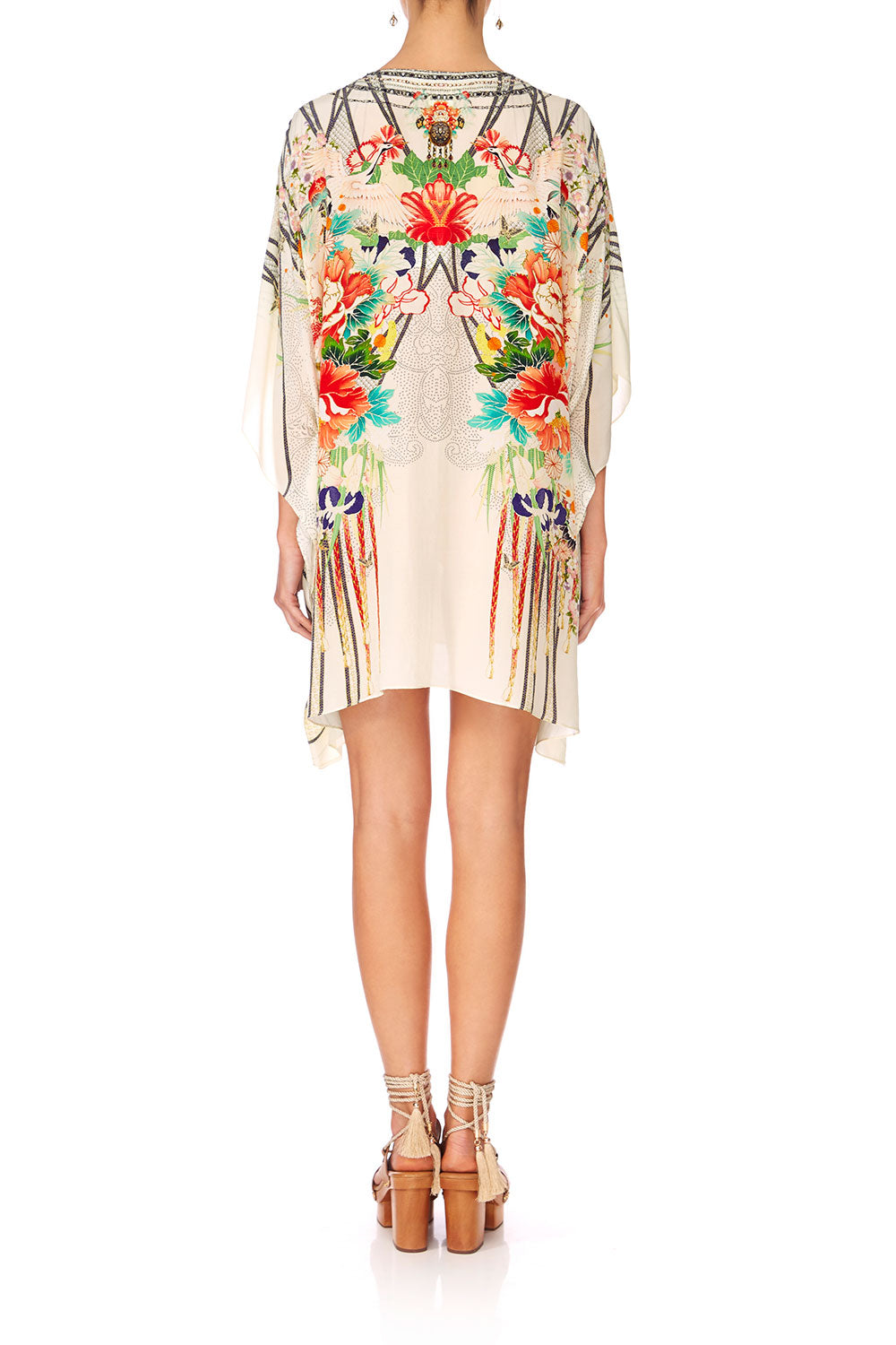 CAMILLA MS MAIKO SHORT LACE UP KAFTAN