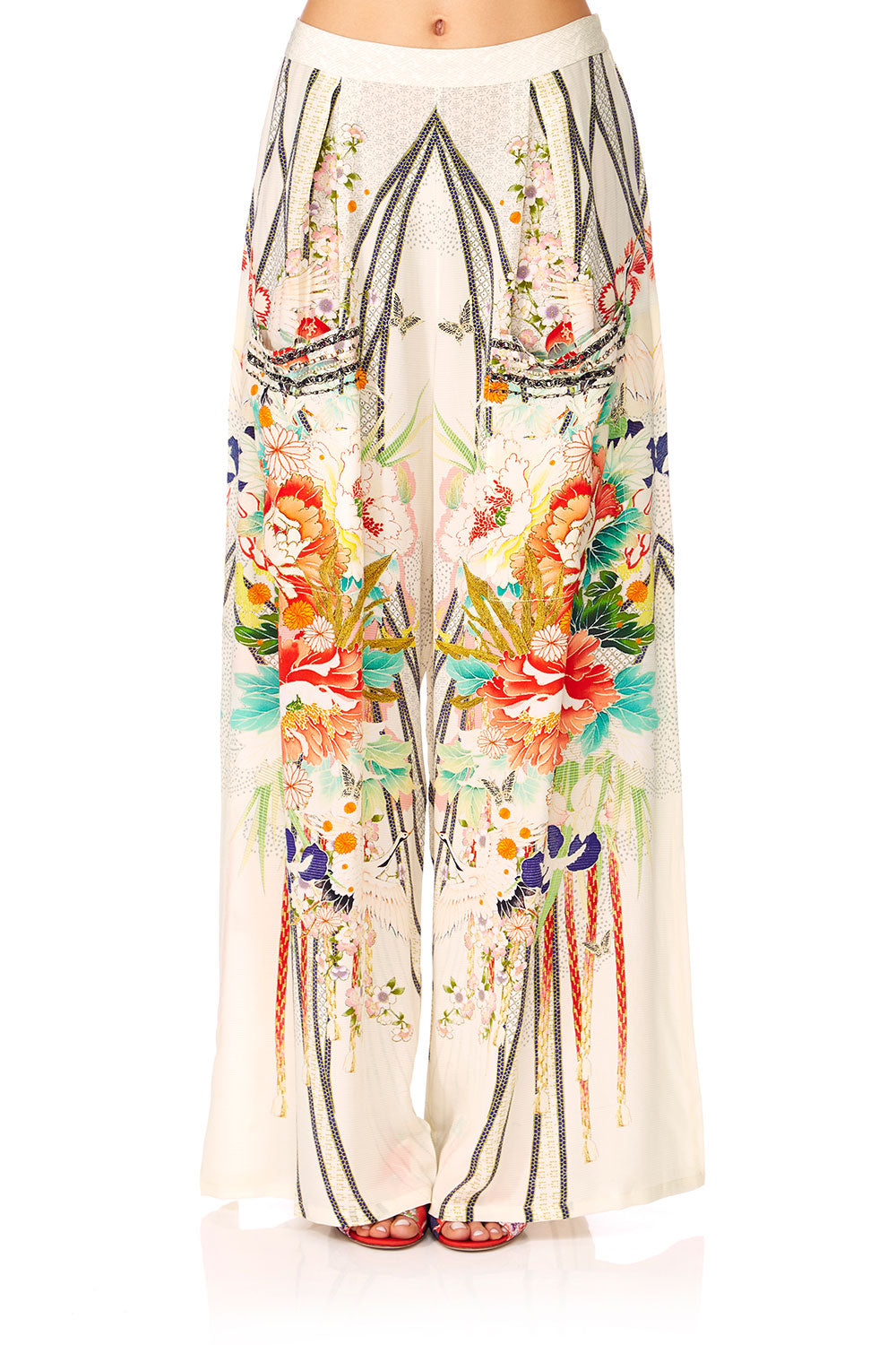 CAMILLA MS MAIKO WIDE LEG TROUSER W FRONT POCKETS