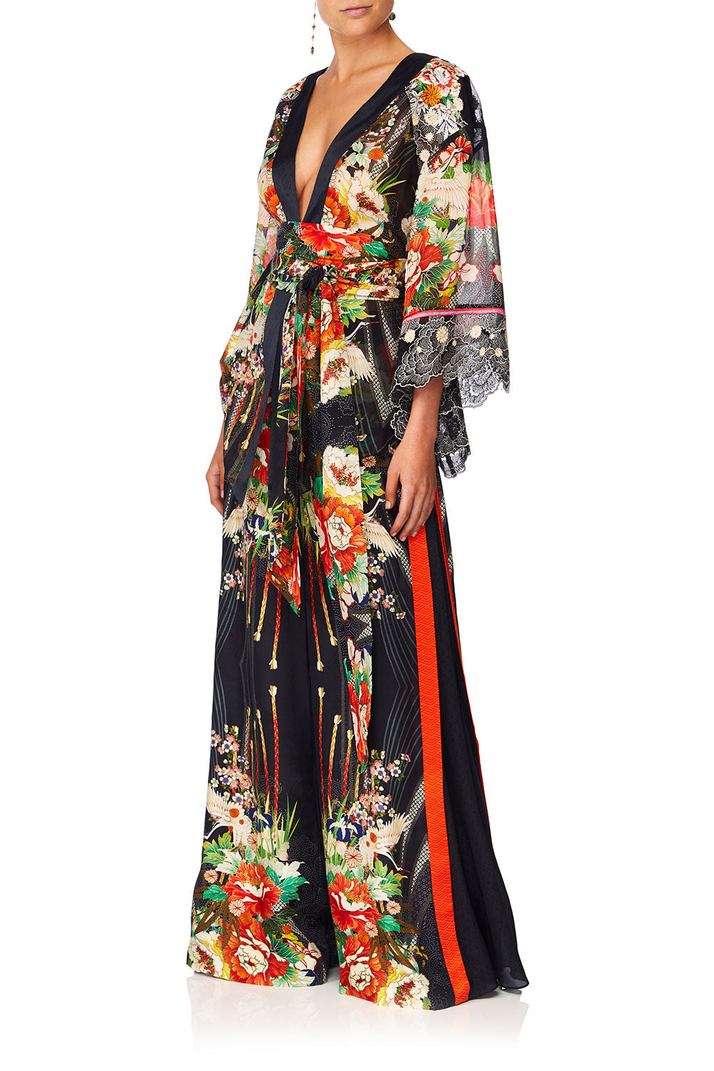 CAMILLA QUEEN OF KINGS KIMONO W EMBROIDERY INSERTS