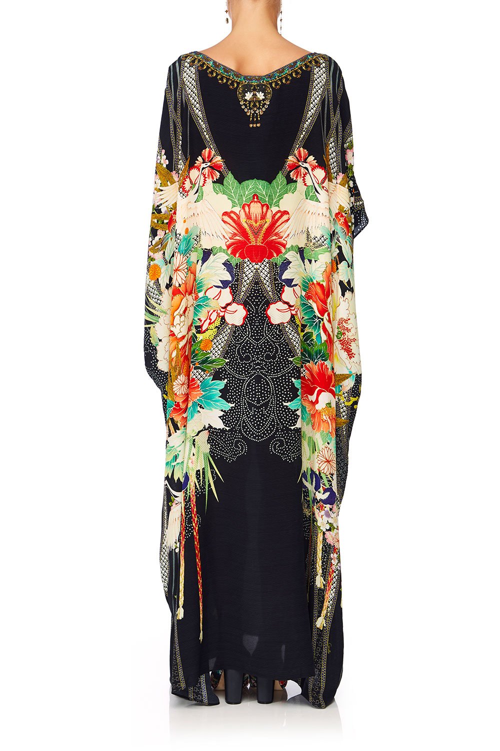 CAMILLA QUEEN OF KINGS ROUND NECK KAFTAN