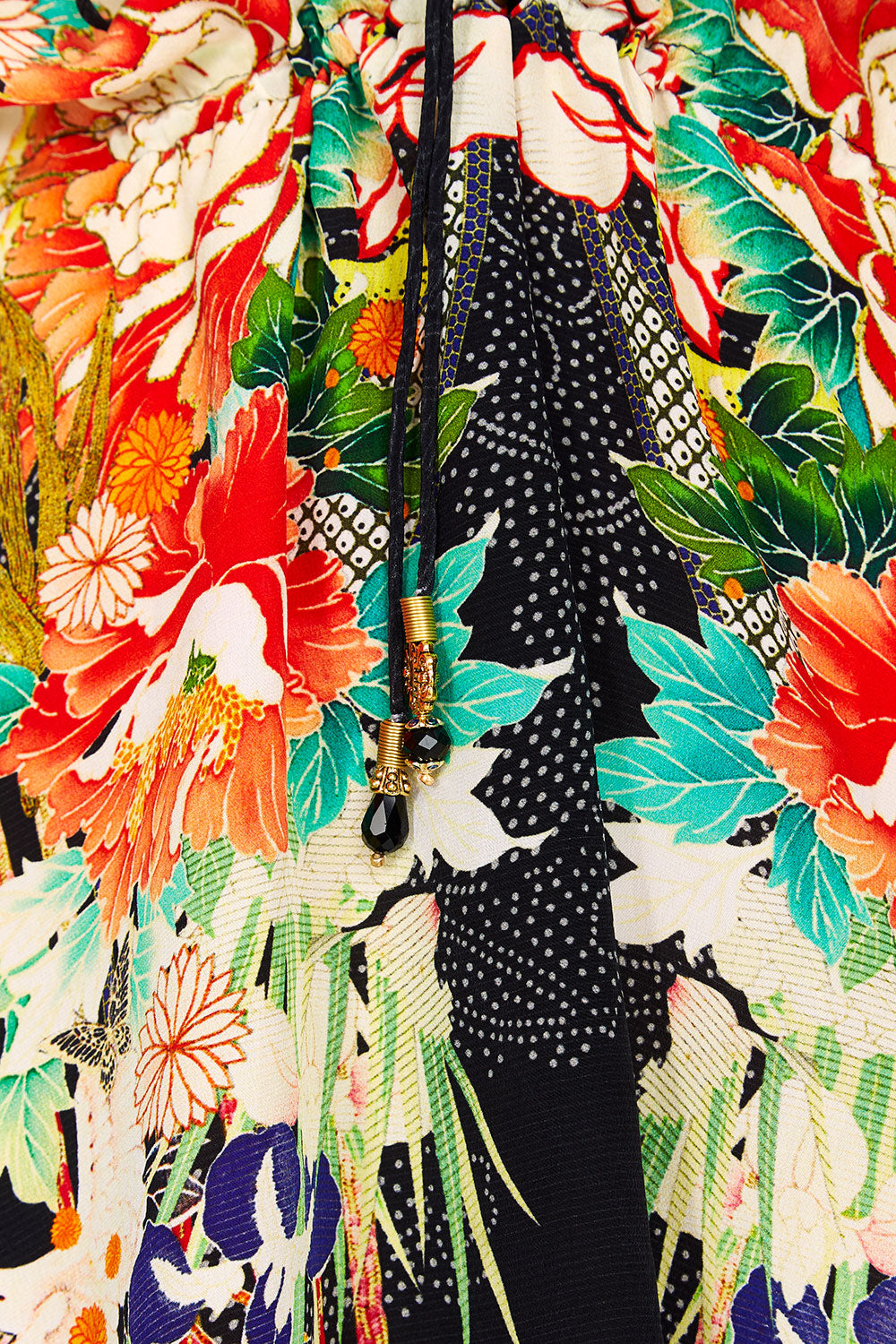 CAMILLA QUEEN OF KINGS V-NECK WIDE SLEEVE DRESS