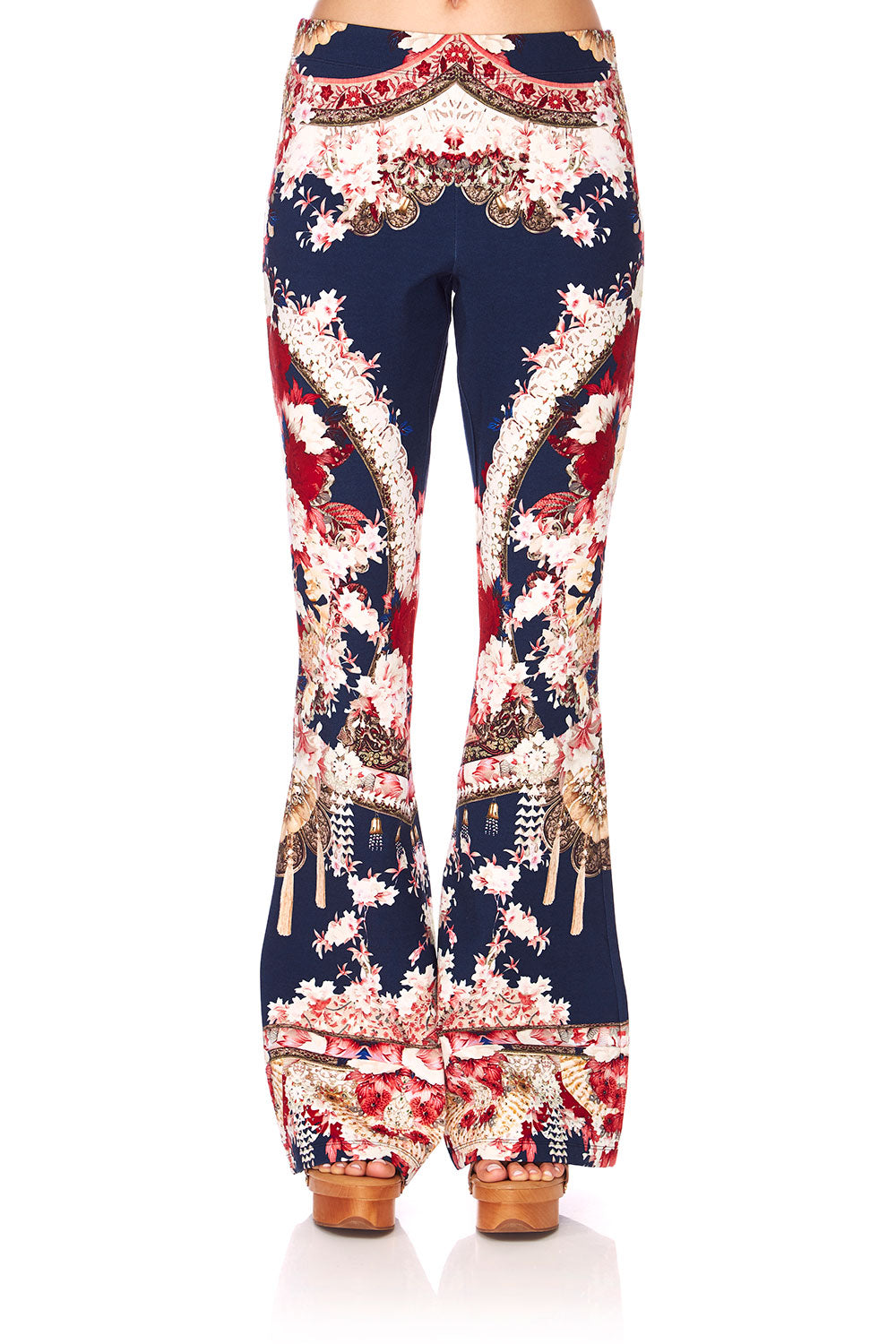 CAMILLA TWIN SHADOW HIGH WAISTED FLARED TROUSER