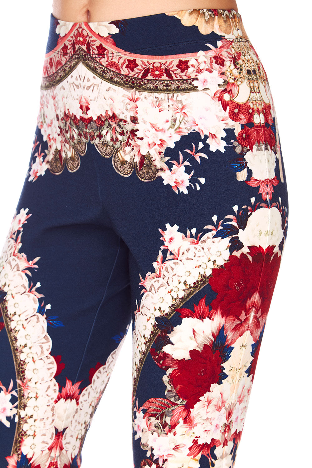 CAMILLA TWIN SHADOW HIGH WAISTED FLARED TROUSER