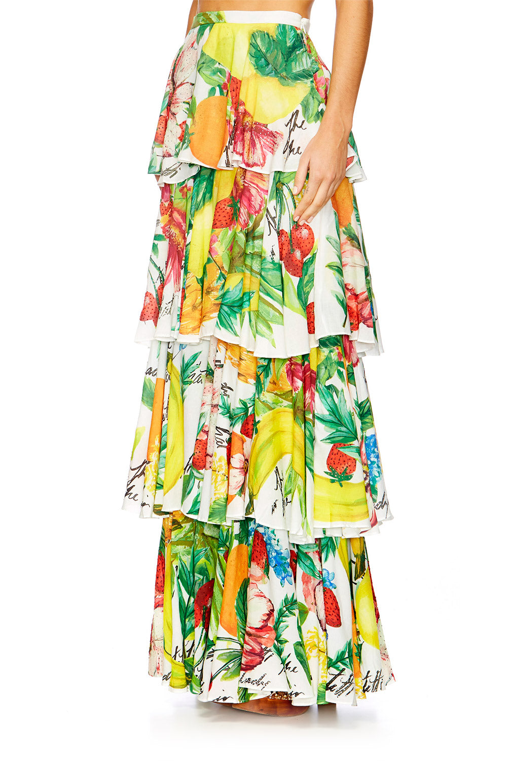 THERES NO PLACE LIKE RIO WATERFALL SKIRT