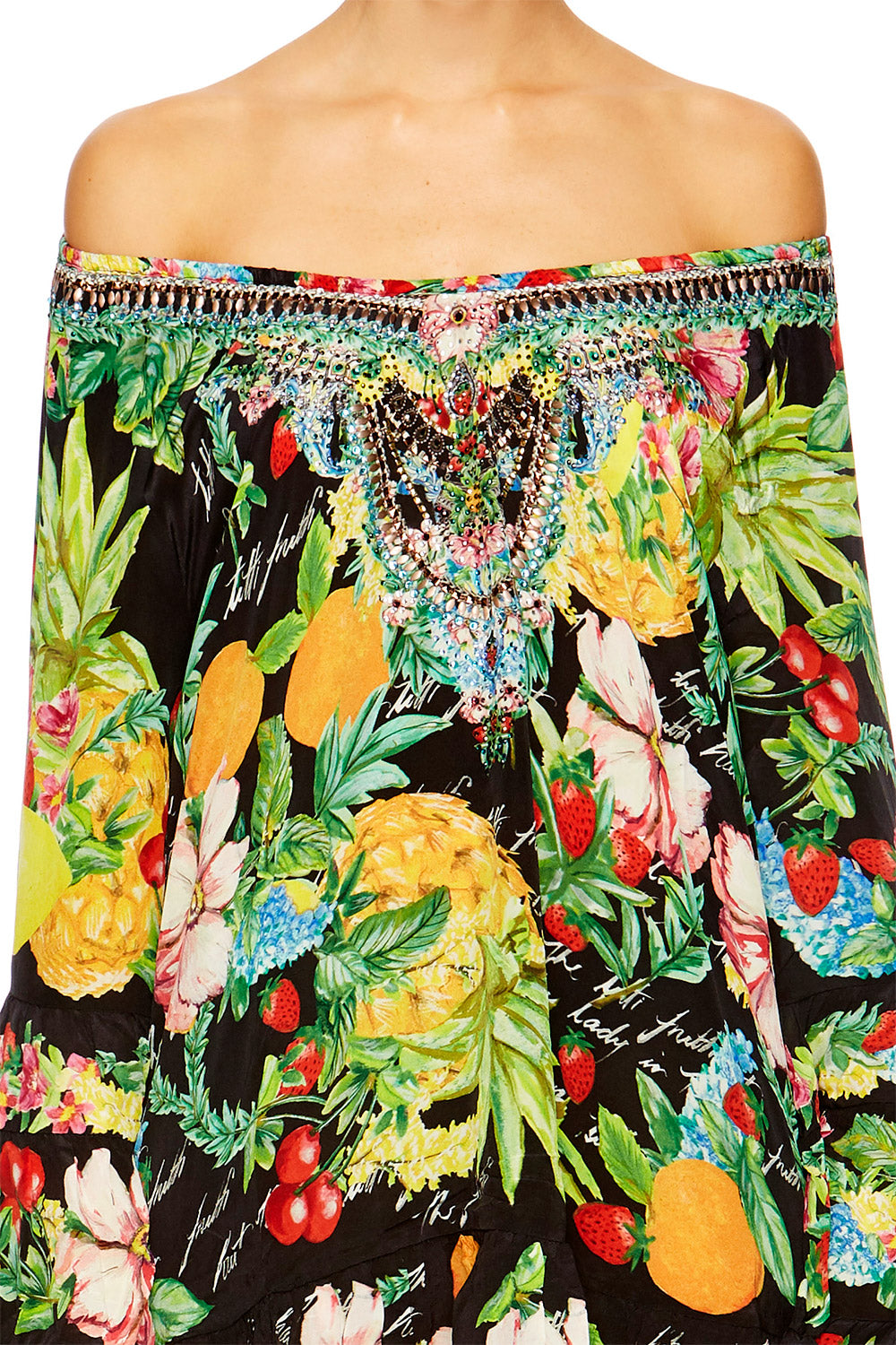 CALL ME CARMEN A LINE FRILL DRESS