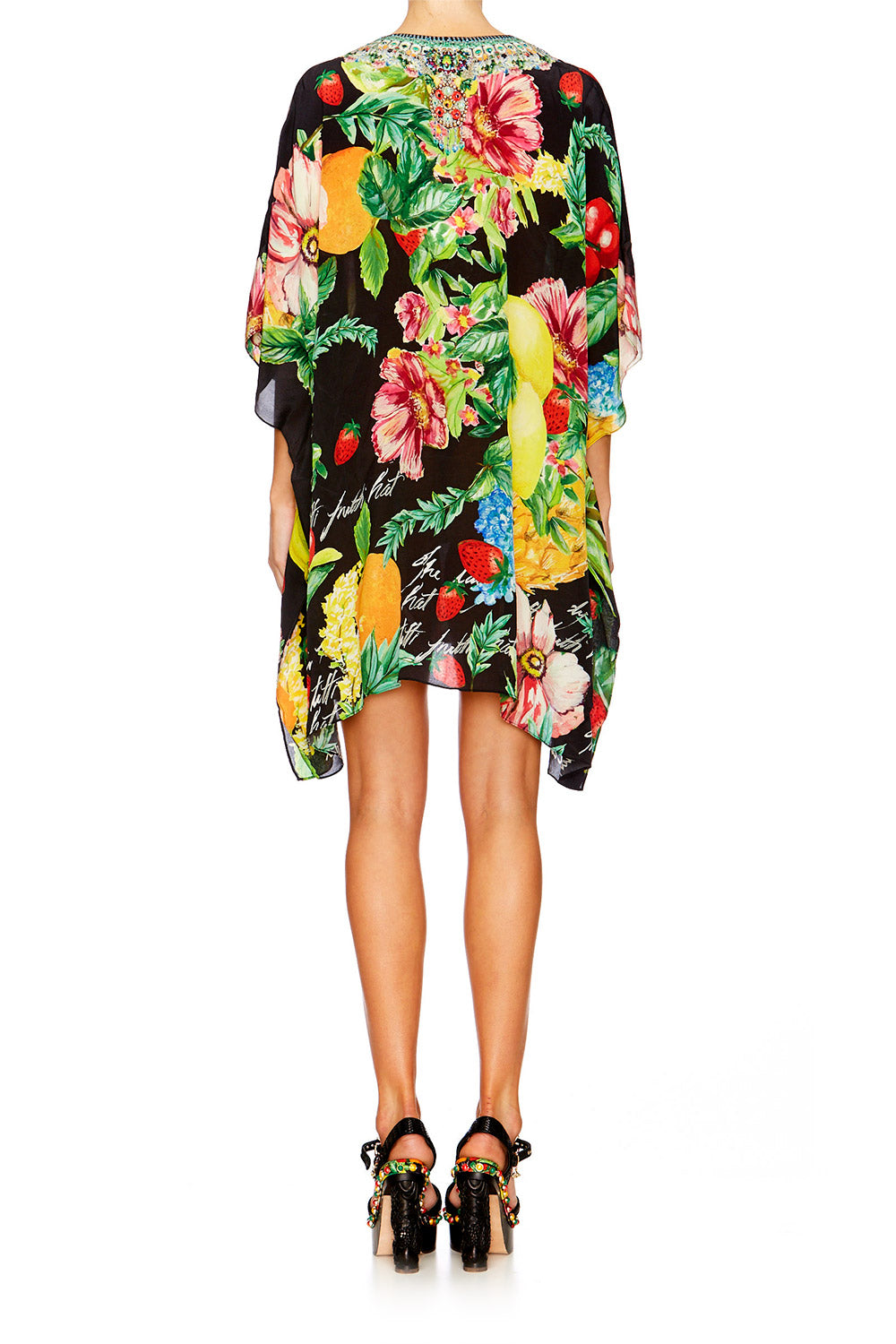 CALL ME CARMEN SHORT LACE UP KAFTAN