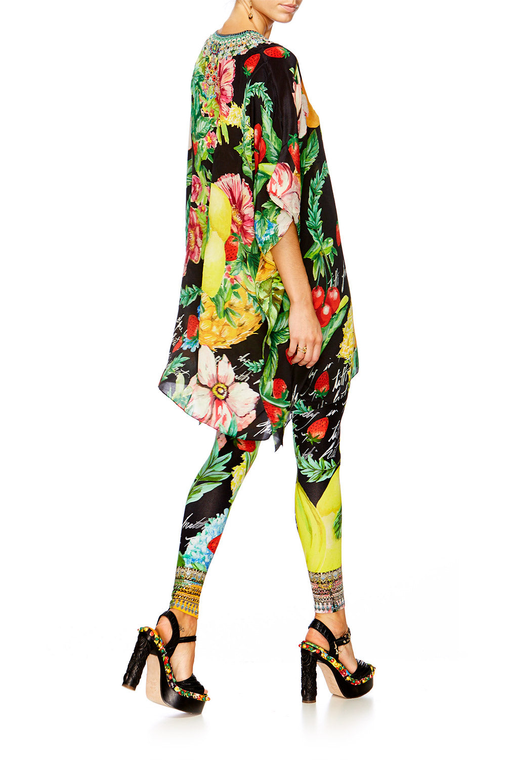 CALL ME CARMEN SHORT LACE UP KAFTAN