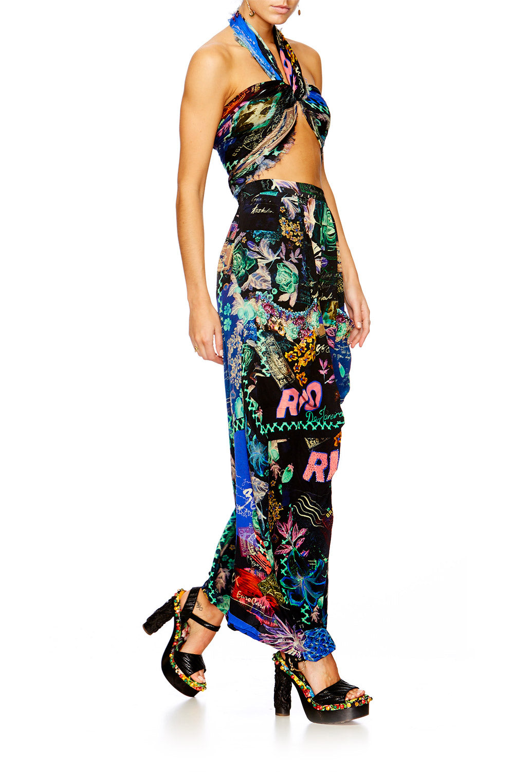 YOUVE GOT MAIL WIDE LEG TROUSER W POCKETS