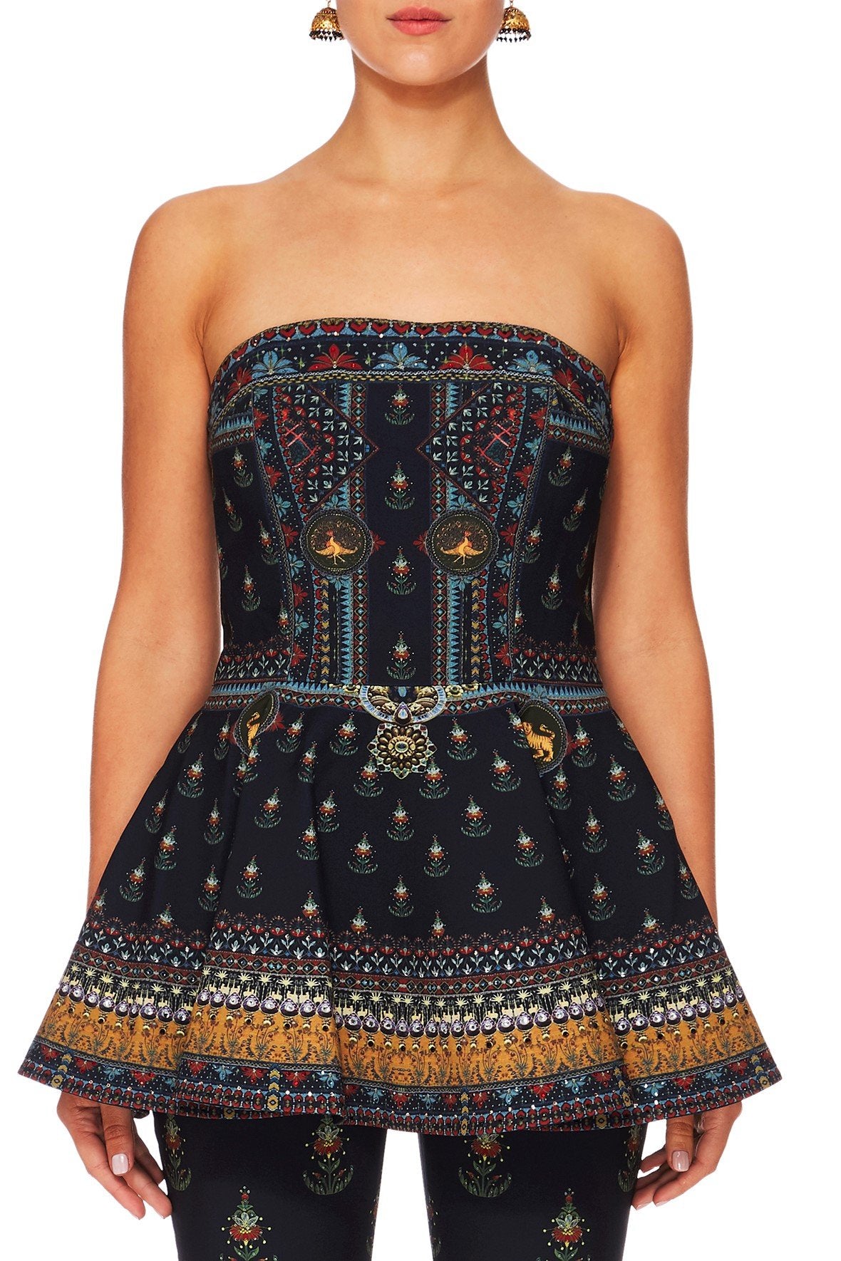 BLISS OF BOHEMIA FITTED PEPLUM CORSET