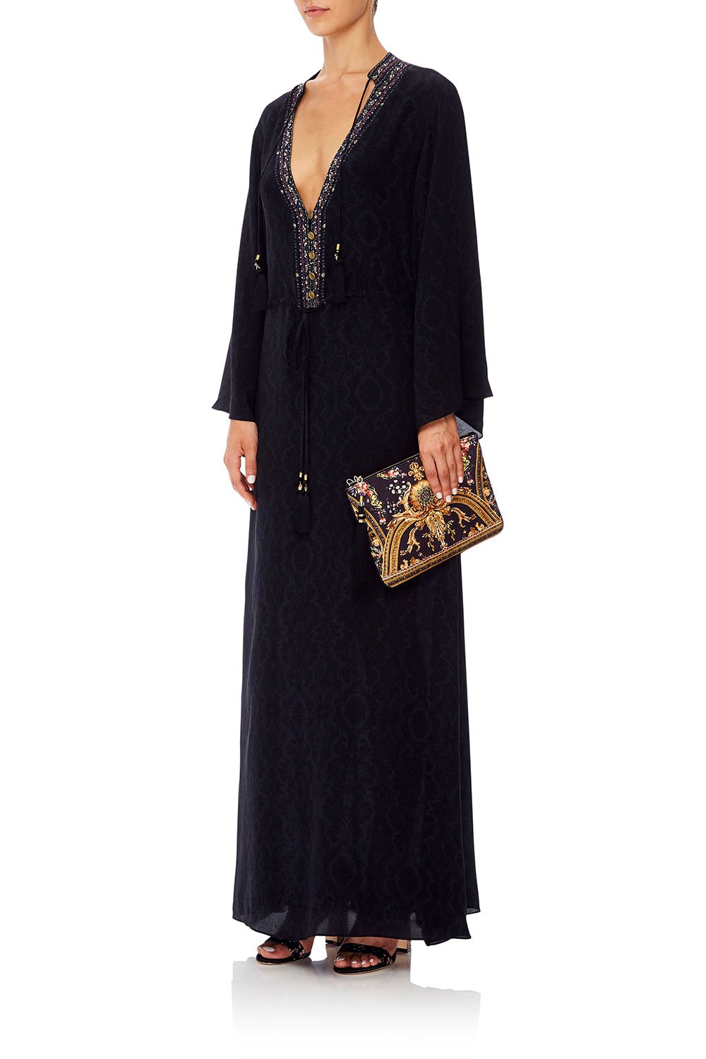 SMALL CANVAS CLUTCH FRIEND IN FLORA