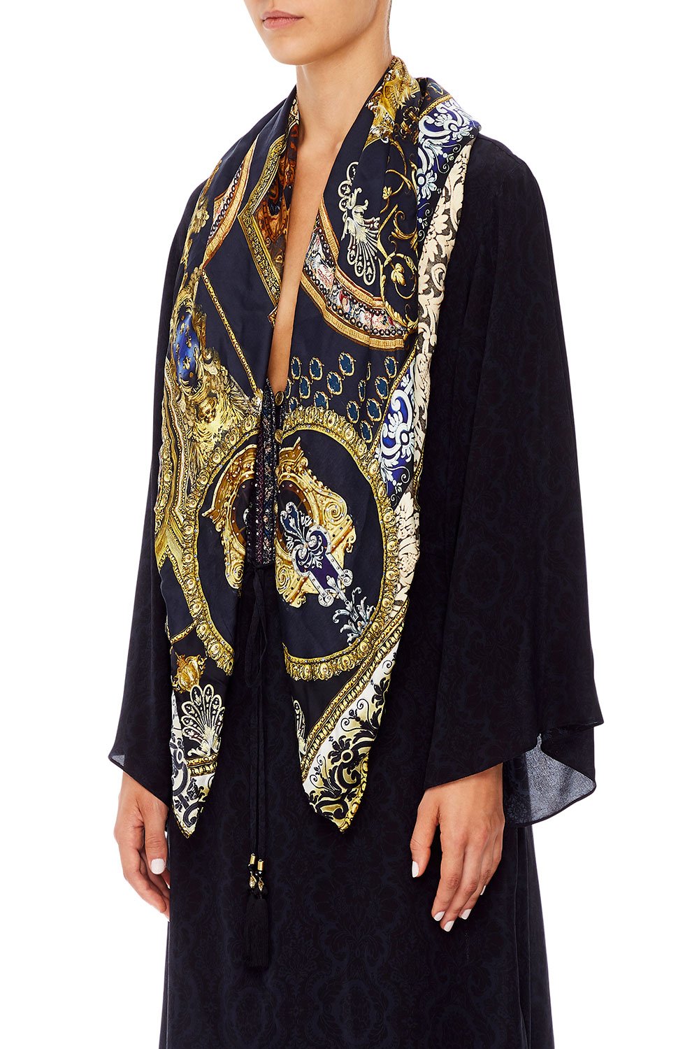 SQUARE SCARF MIDNIGHT MEETING