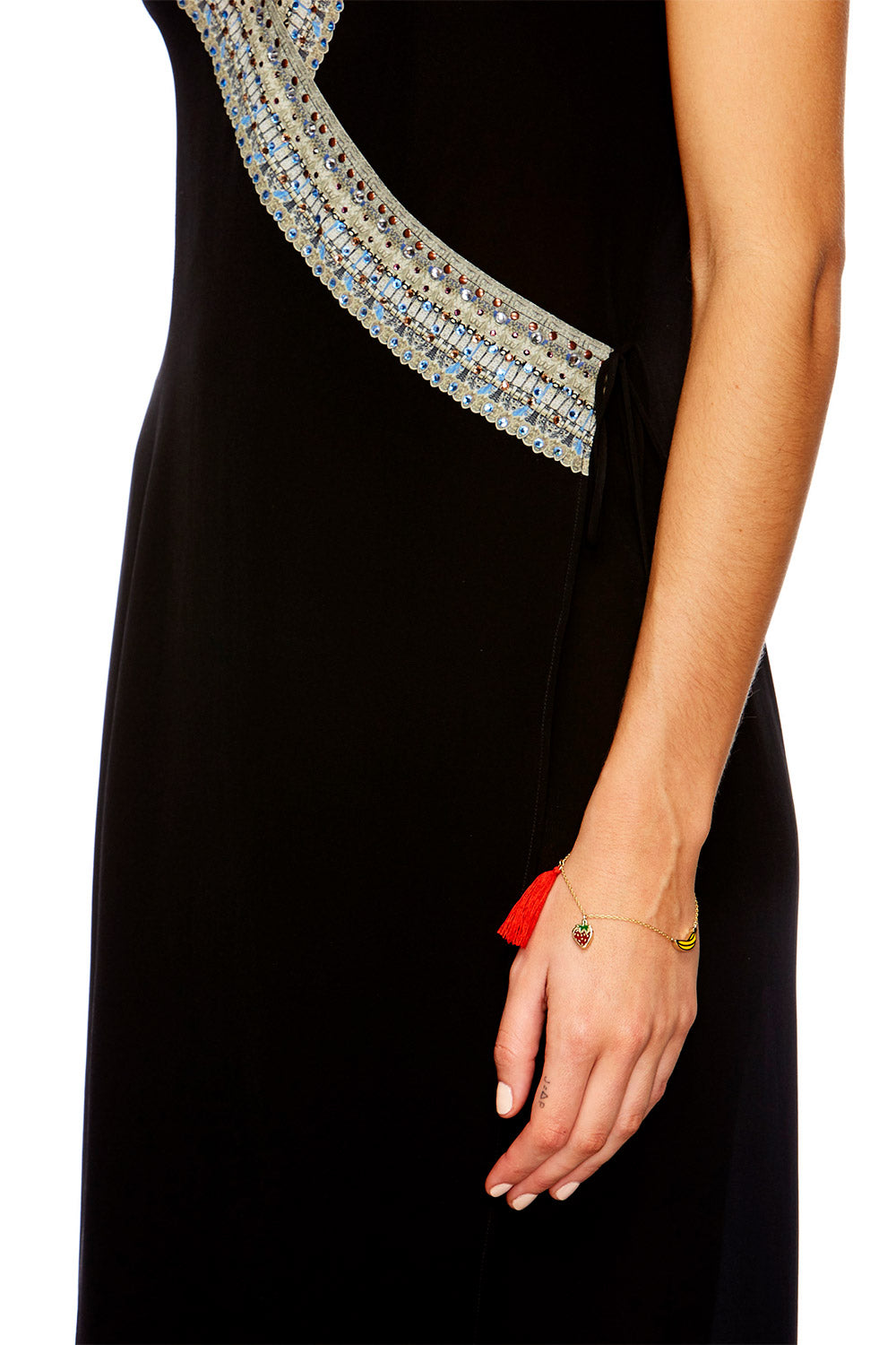 GOLD BRASS TUTTI FRUITI BRACELET