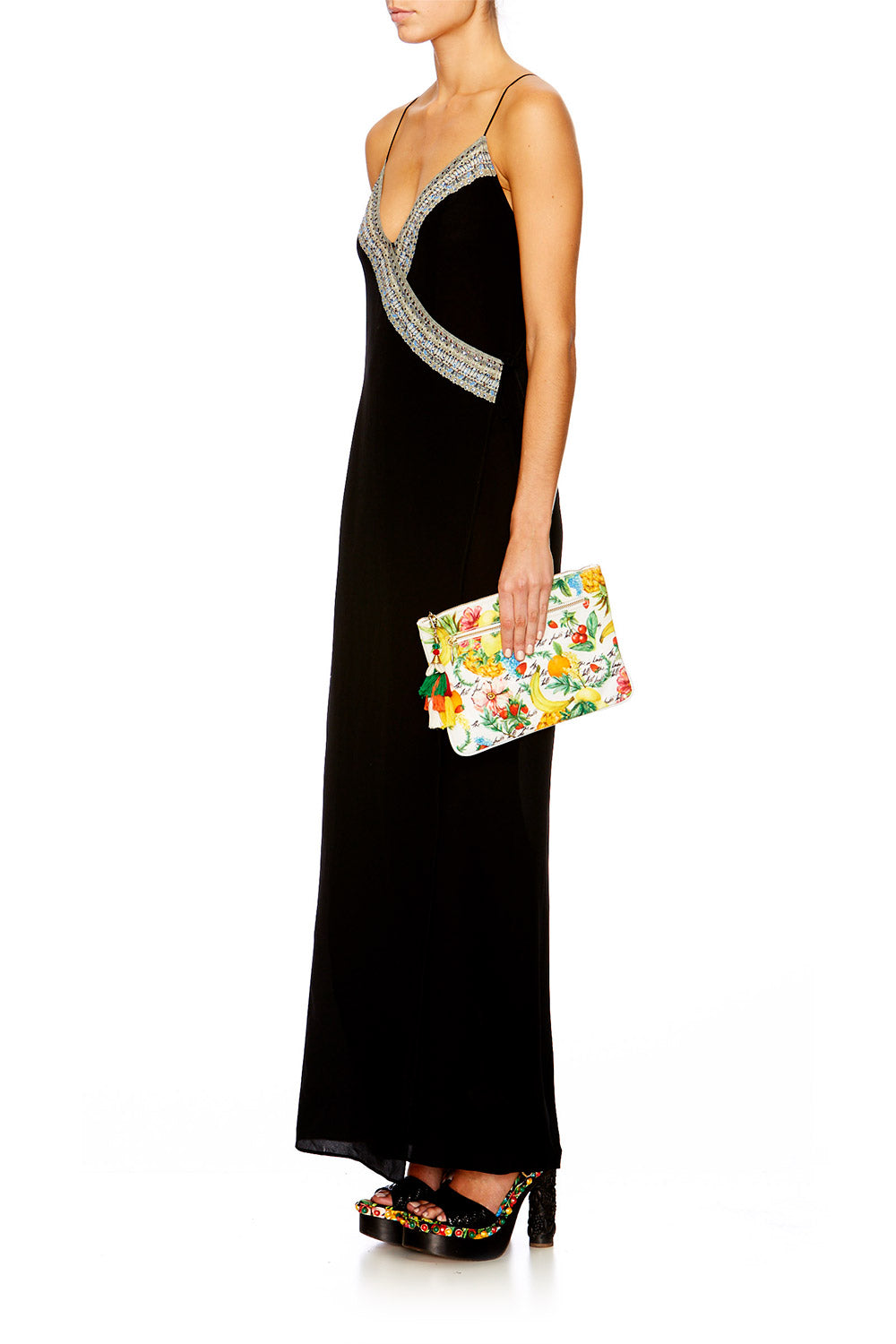 THERES NO PLACE LIKE RIO SMALL CANVAS CLUTCH