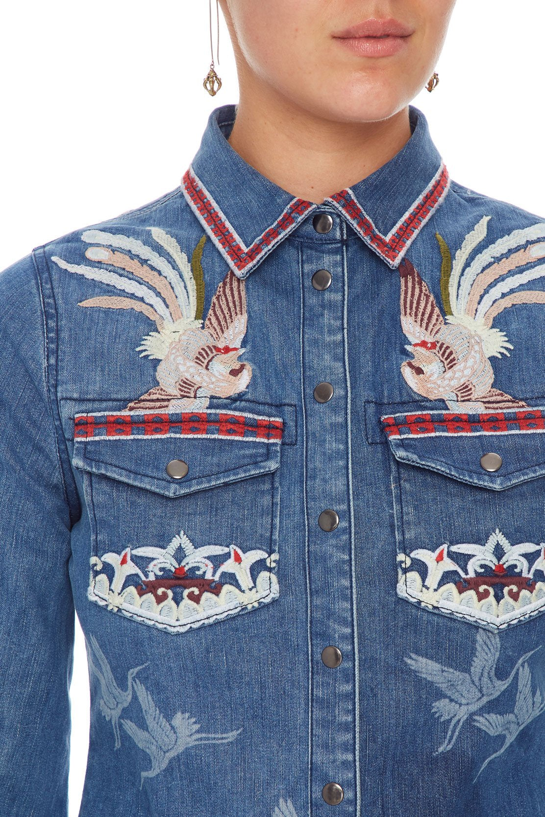 ANGULAR SHOULDER SEAM BLOUSE FOR THE FANS