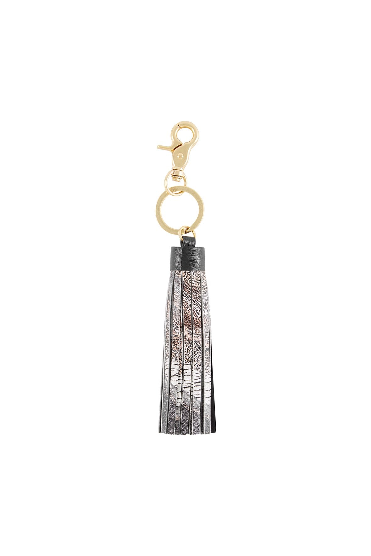 THE BODYGUARD LEATHER TASSEL KEY RING