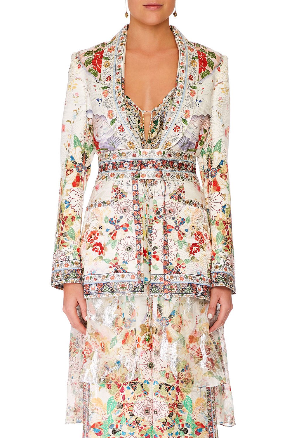 CAMILLA TIME AFTER TIME BLAZER W CHIFFON CONTRAST