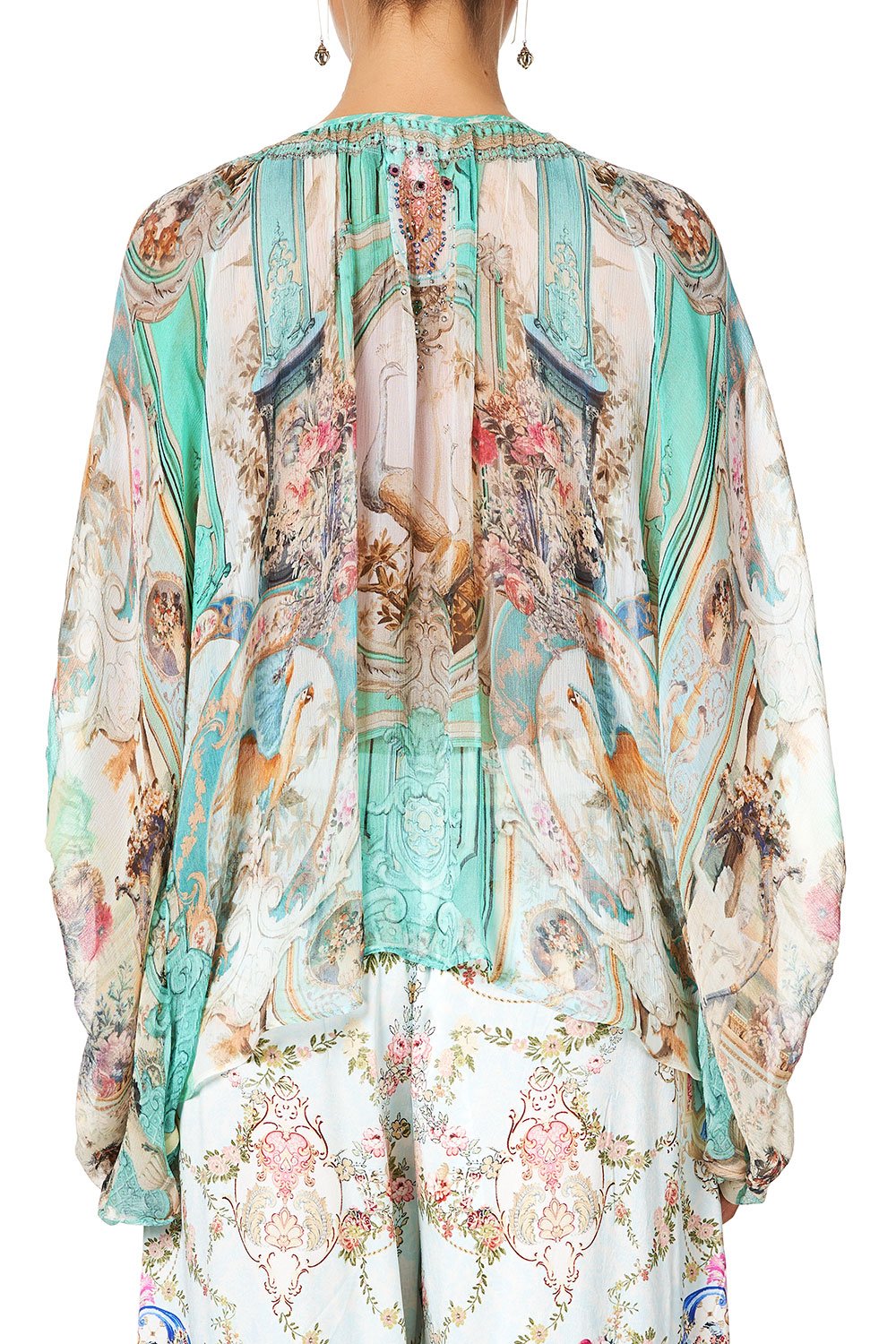 CAMILLA BLOUSE WITH KEYHOLE FRONT I DREAM OF MARIE