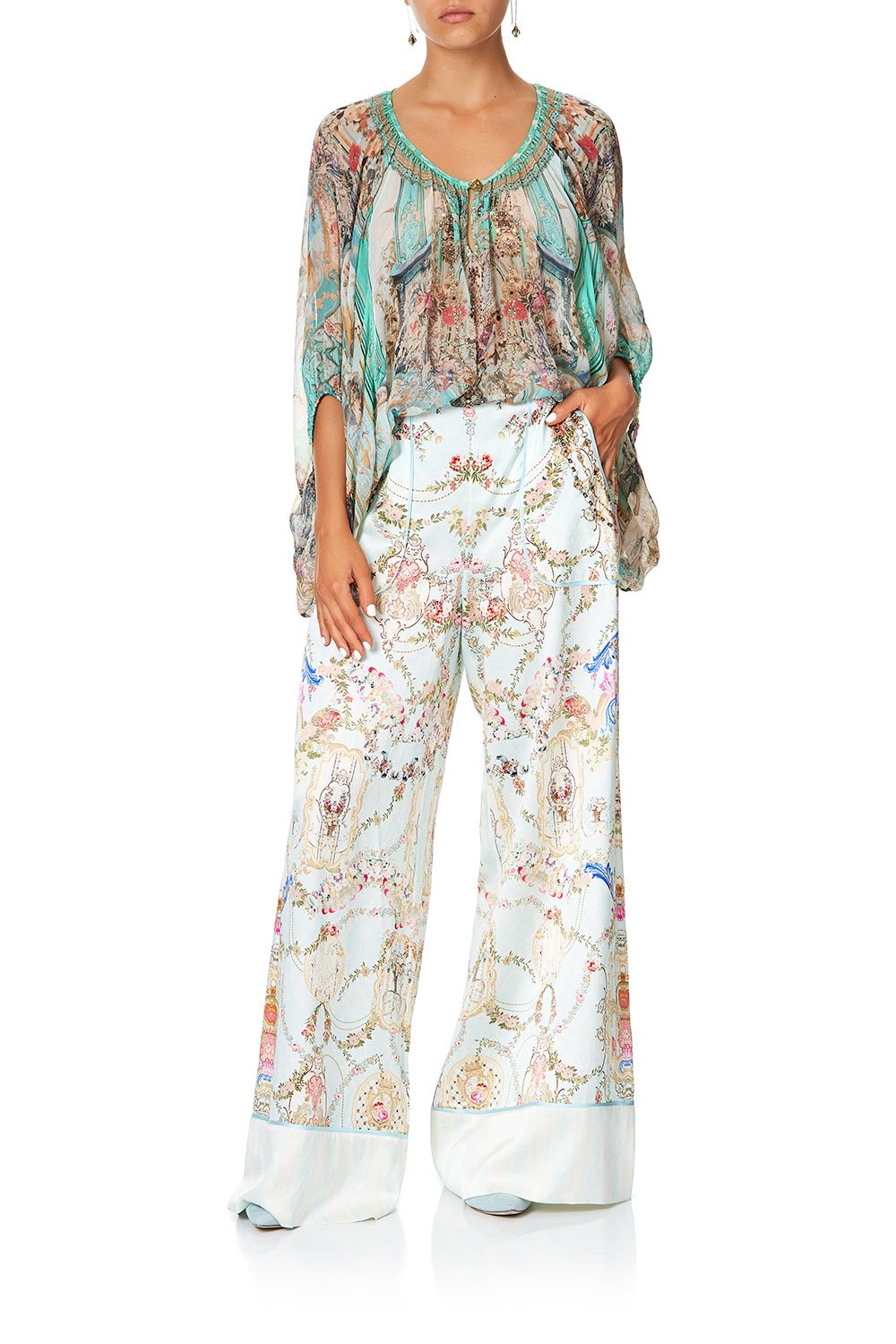 CAMILLA BLOUSE WITH KEYHOLE FRONT I DREAM OF MARIE