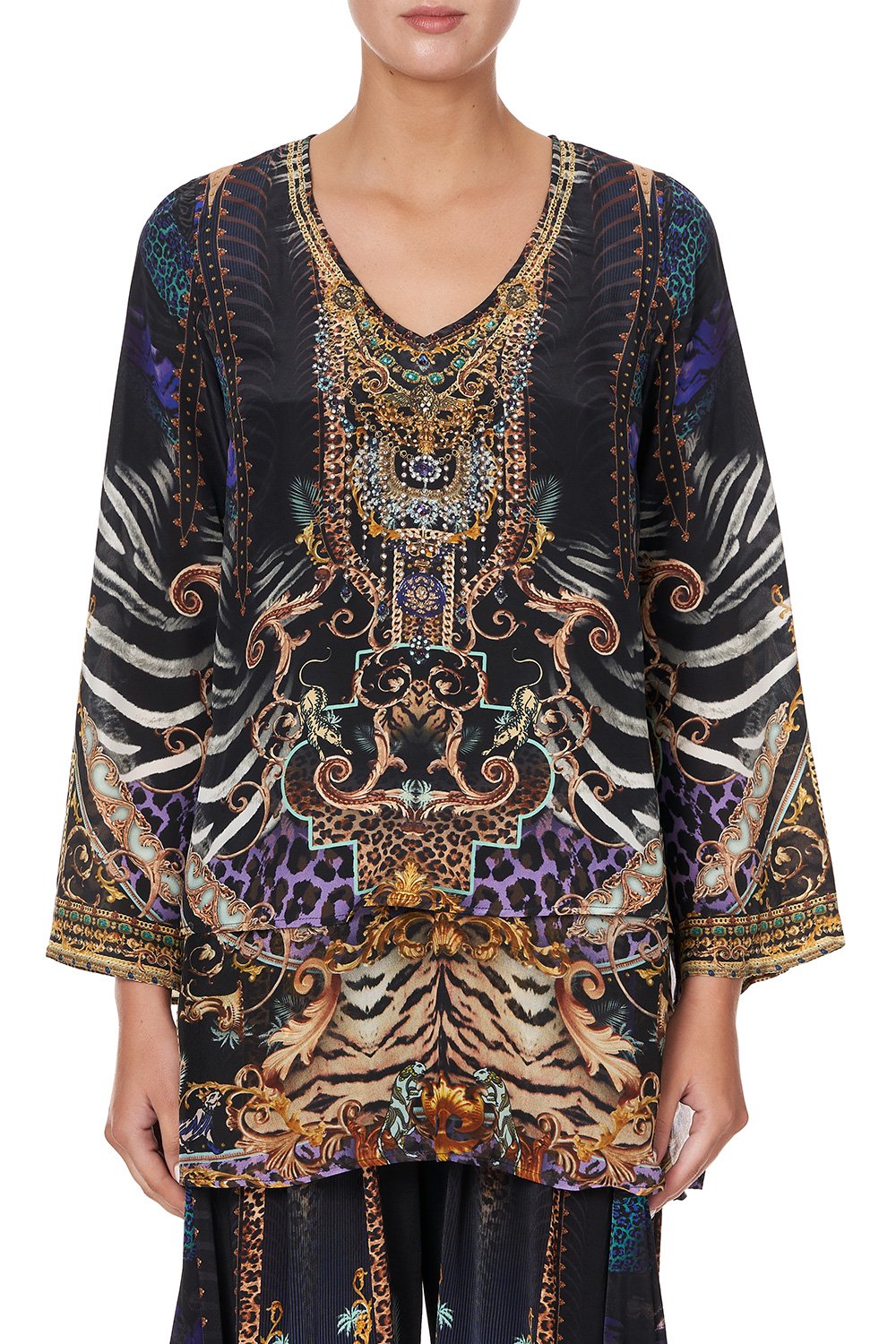 BLOUSE WITH SIDE SPLIT SHES GOT GRACE