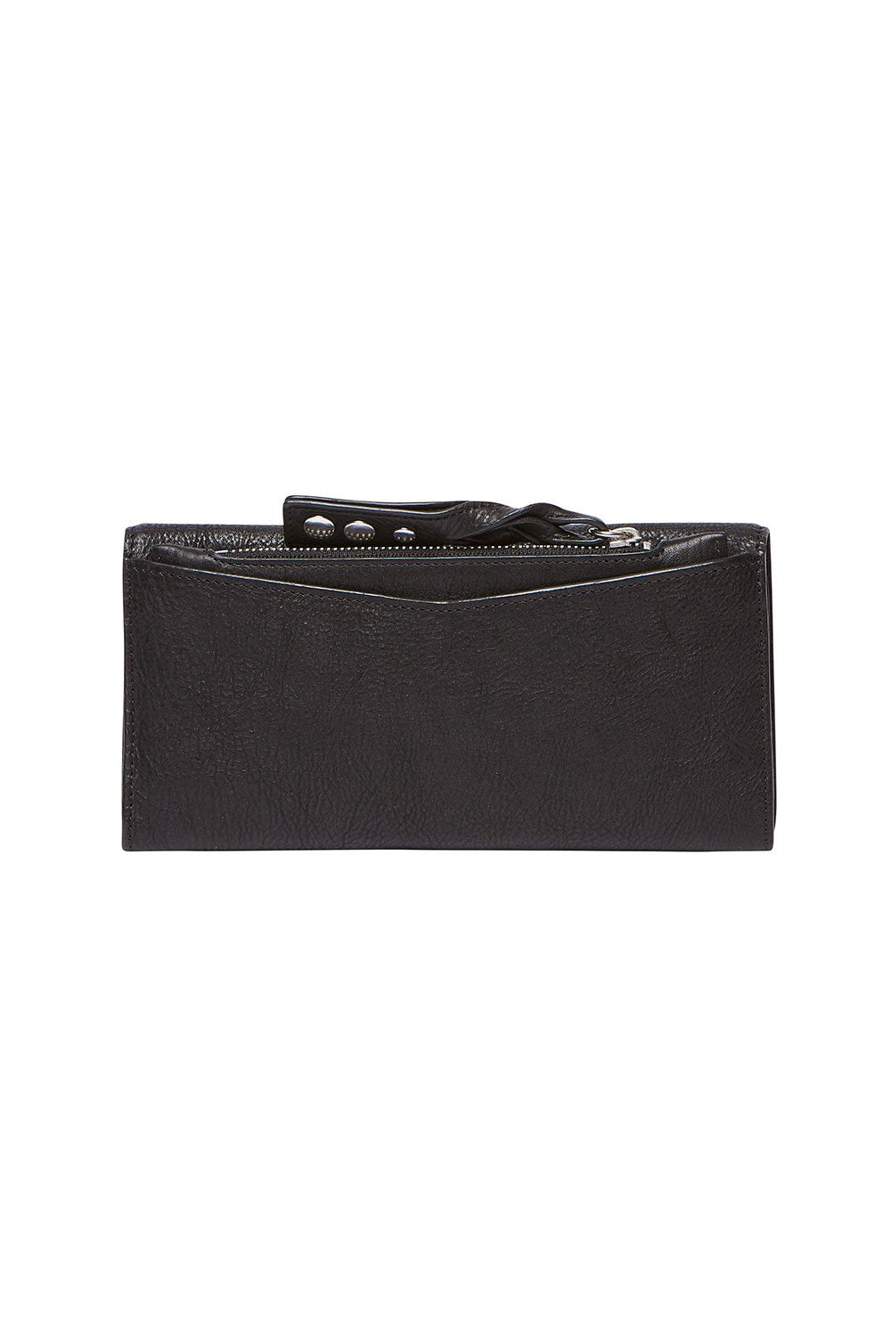 CAMILLA BOHEMIAN LEATHER WALLET BLACK