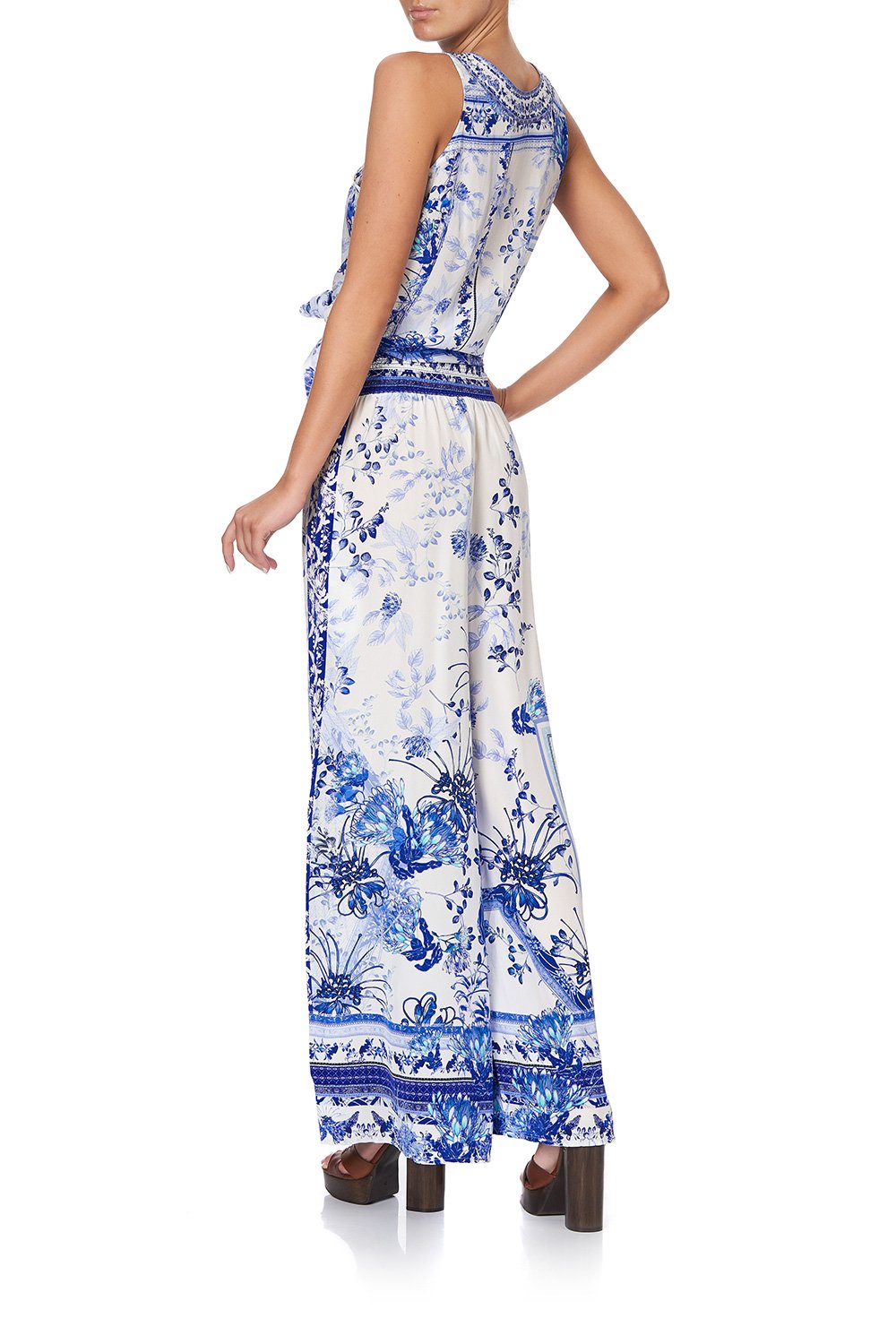 SHIRRED WAIST PANT CARDS FROM THE COAST