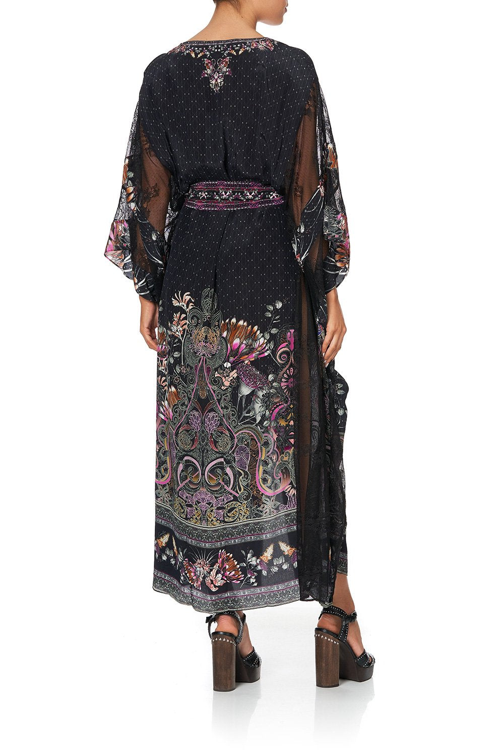 BUTTON UP KAFTAN WITH PANELS RESTLESS NIGHTS
