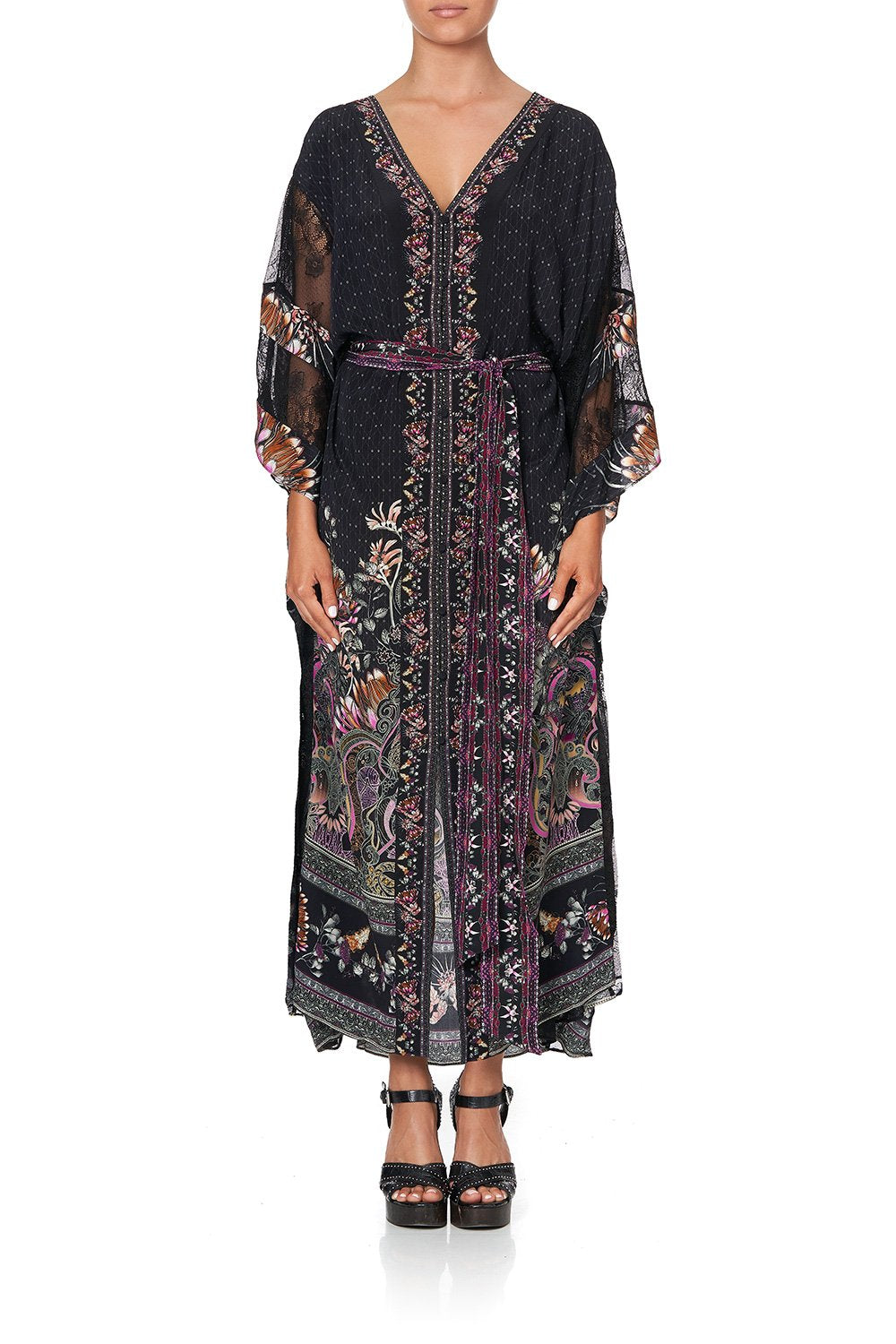 BUTTON UP KAFTAN WITH PANELS RESTLESS NIGHTS