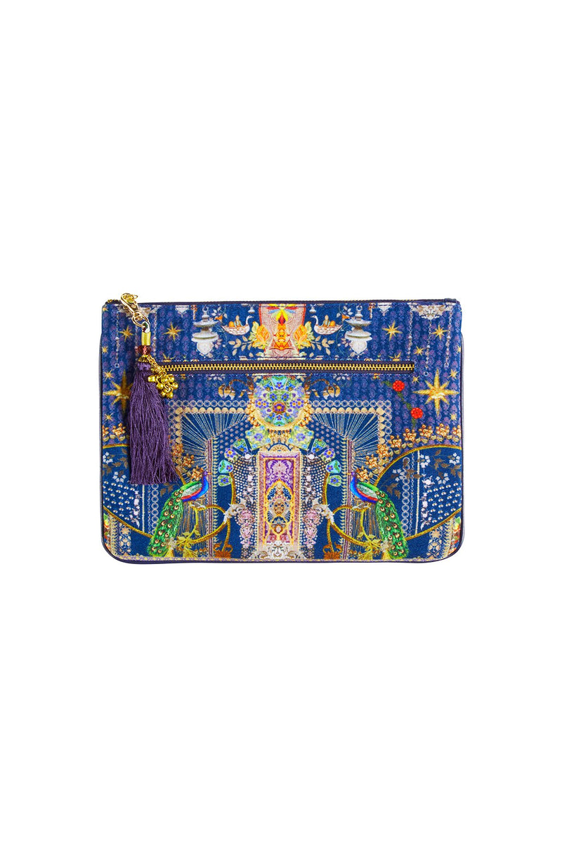 SMALL CANVAS CLUTCH FOREVER FOREVER