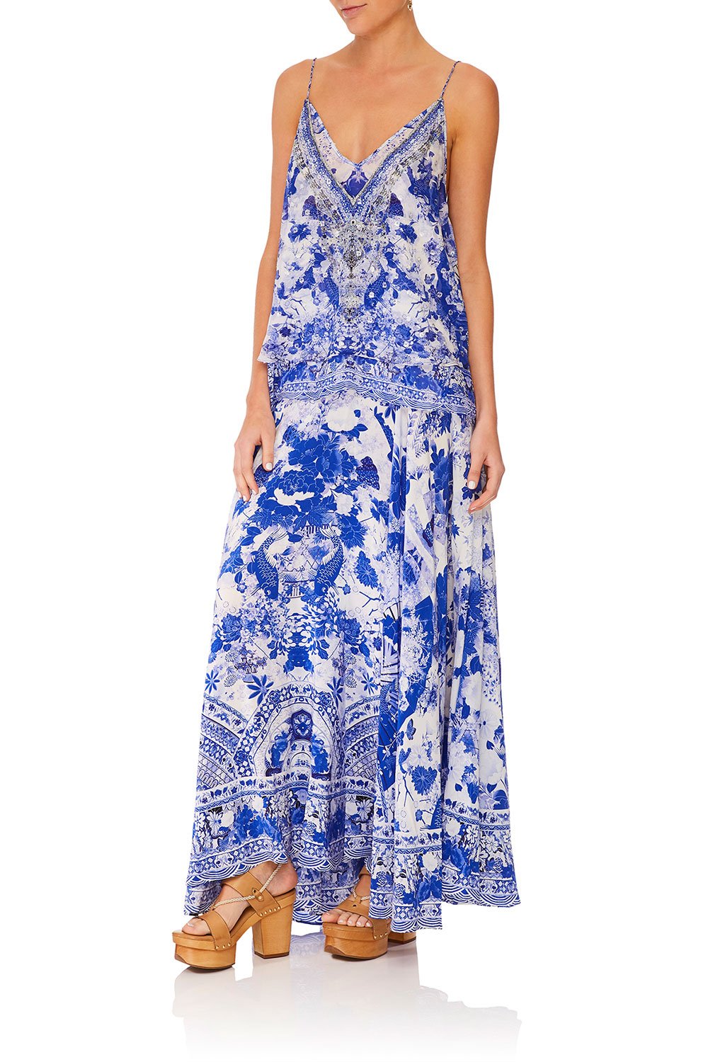 CAMILLA CIRCLE SKIRT THE FAN SEA