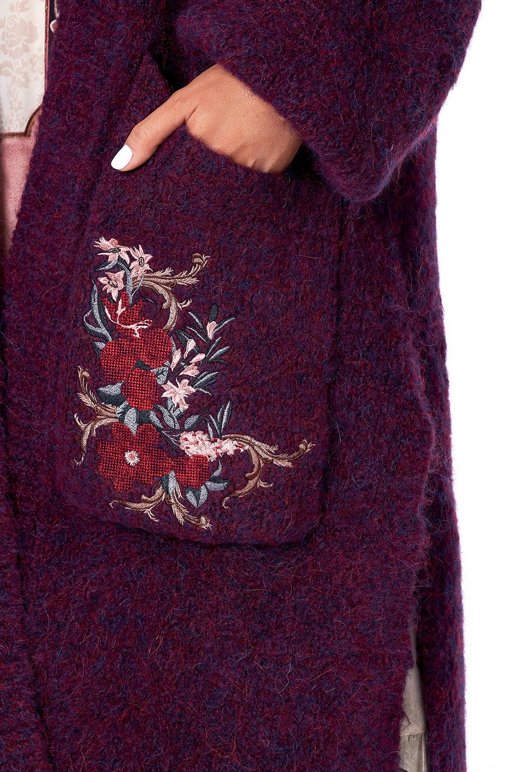 COCOON KNIT CARDIGAN VIOLET CITY