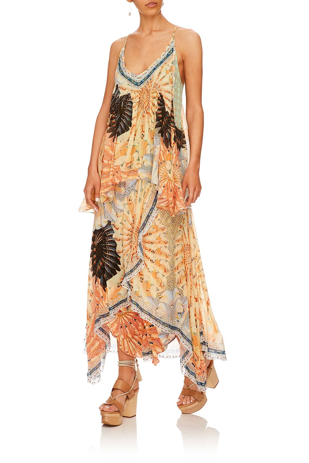 CAMILLA FOR THE FANS BACK OVERLAY TOP