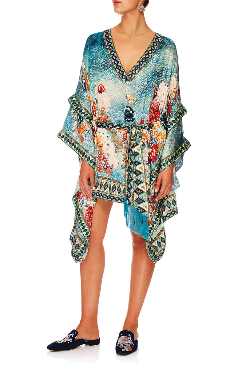 CAMILLA HER HEIRLOOM DOUBLE LAYER KIMONO SLEEVE DRESS