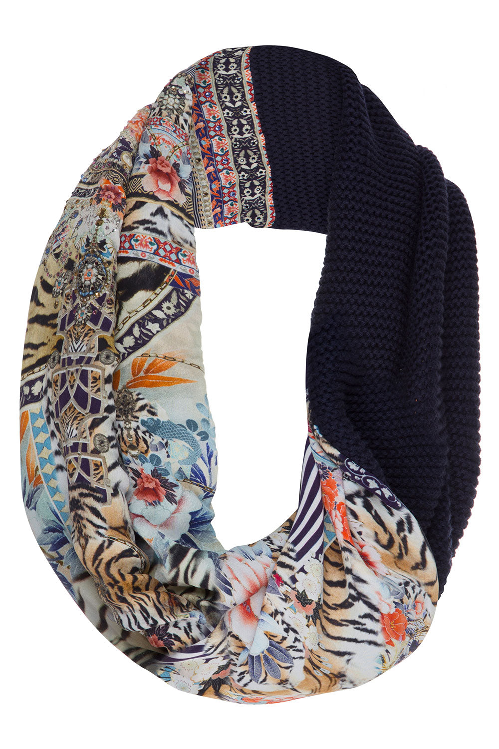 CAMILLA THE LONELY WILD DOUBLE SIDED SCARF