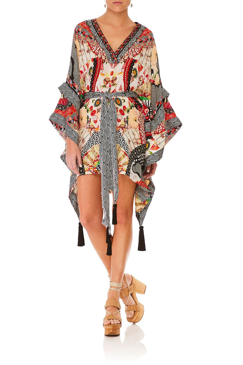 DOUBLE LAYER KIMONO SLEEVE DRESS HER HEIRLOOM