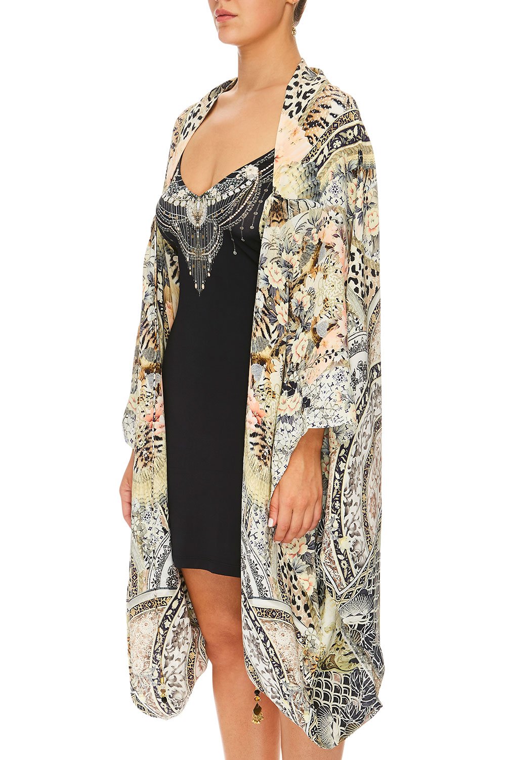 CAMILLA DRAPED CAPE MOTO MAIKO