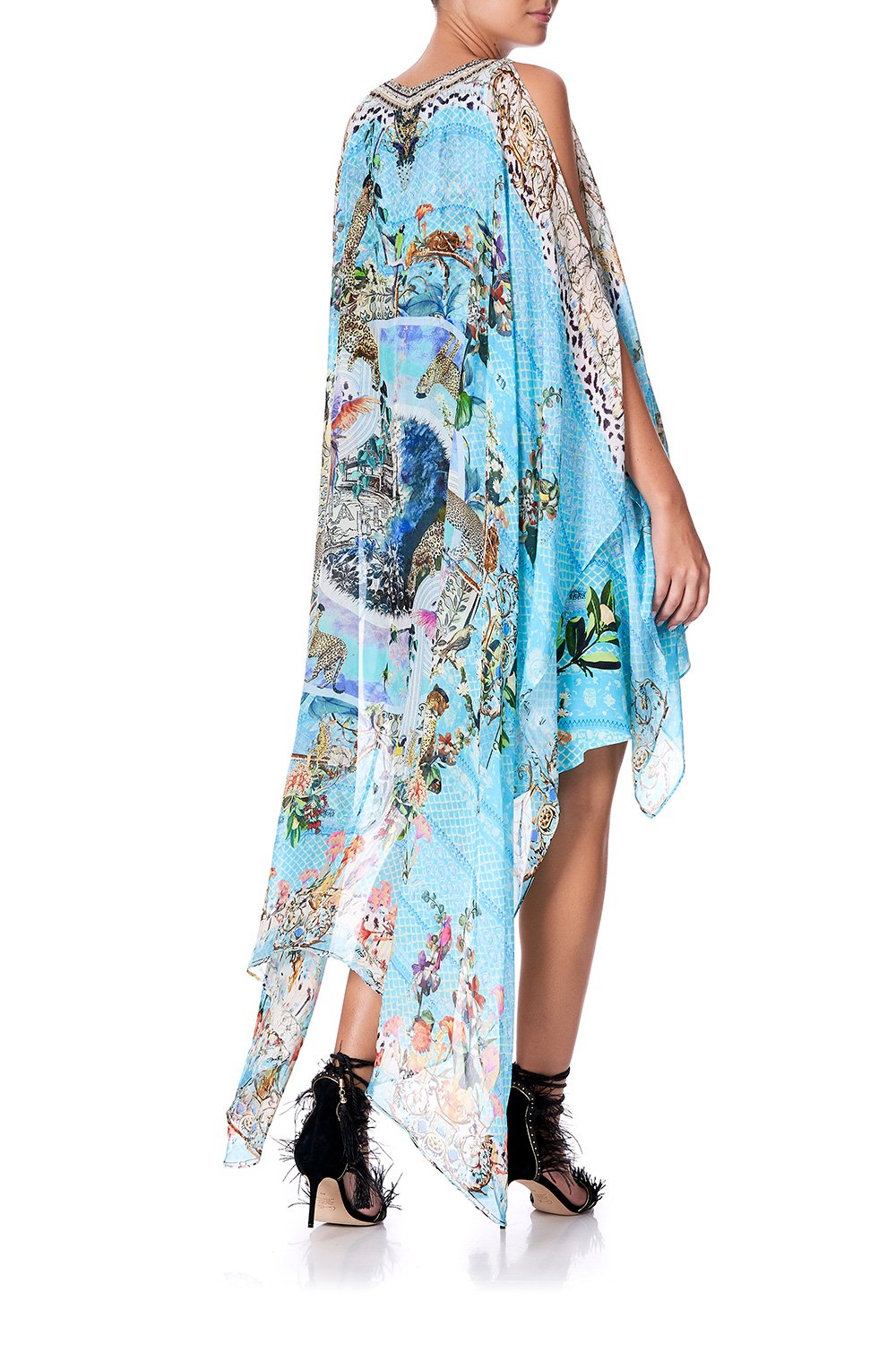 LONG SHEER OVERLAY DRESS GIRL FROM ST TROPEZ