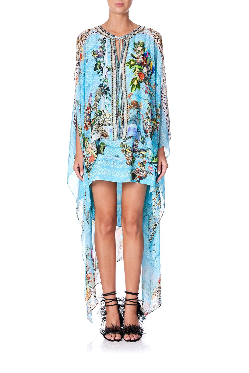 LONG SHEER OVERLAY DRESS GIRL FROM ST TROPEZ