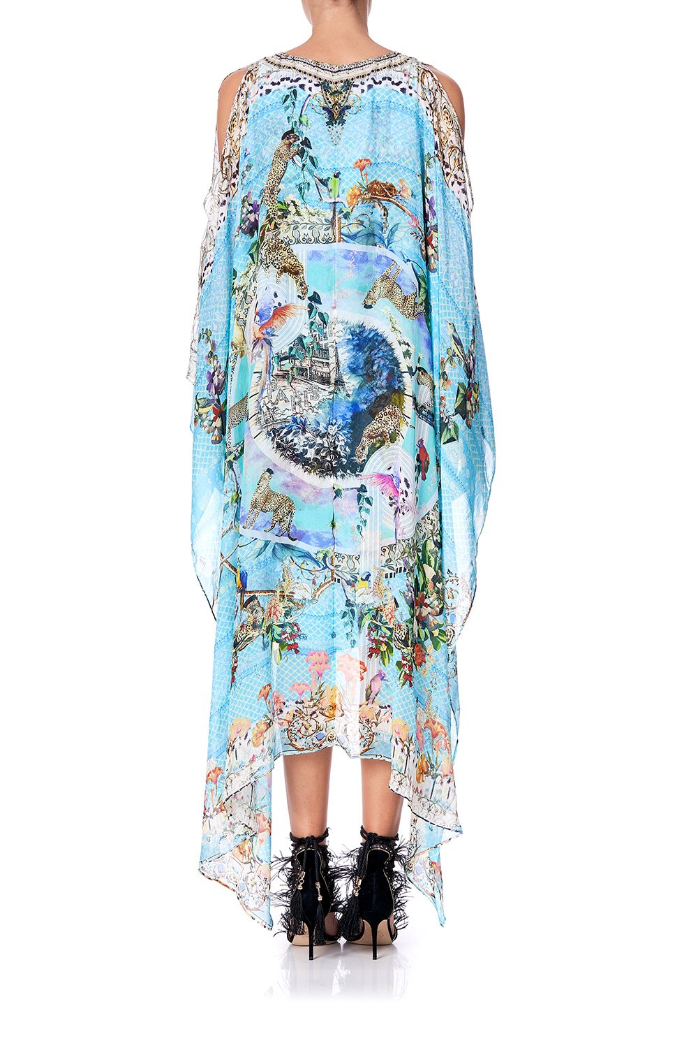 LONG SHEER OVERLAY DRESS GIRL FROM ST TROPEZ