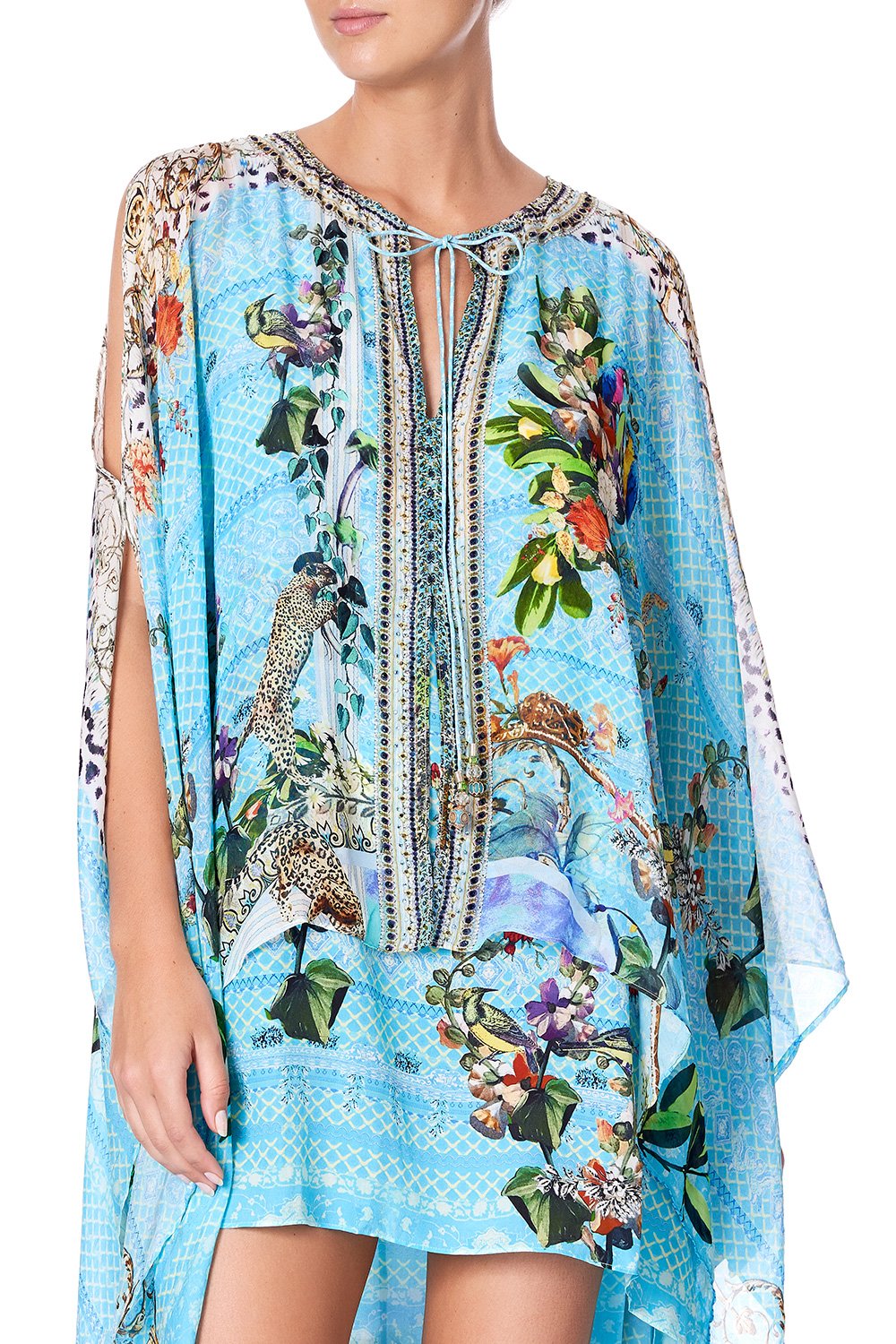 LONG SHEER OVERLAY DRESS GIRL FROM ST TROPEZ