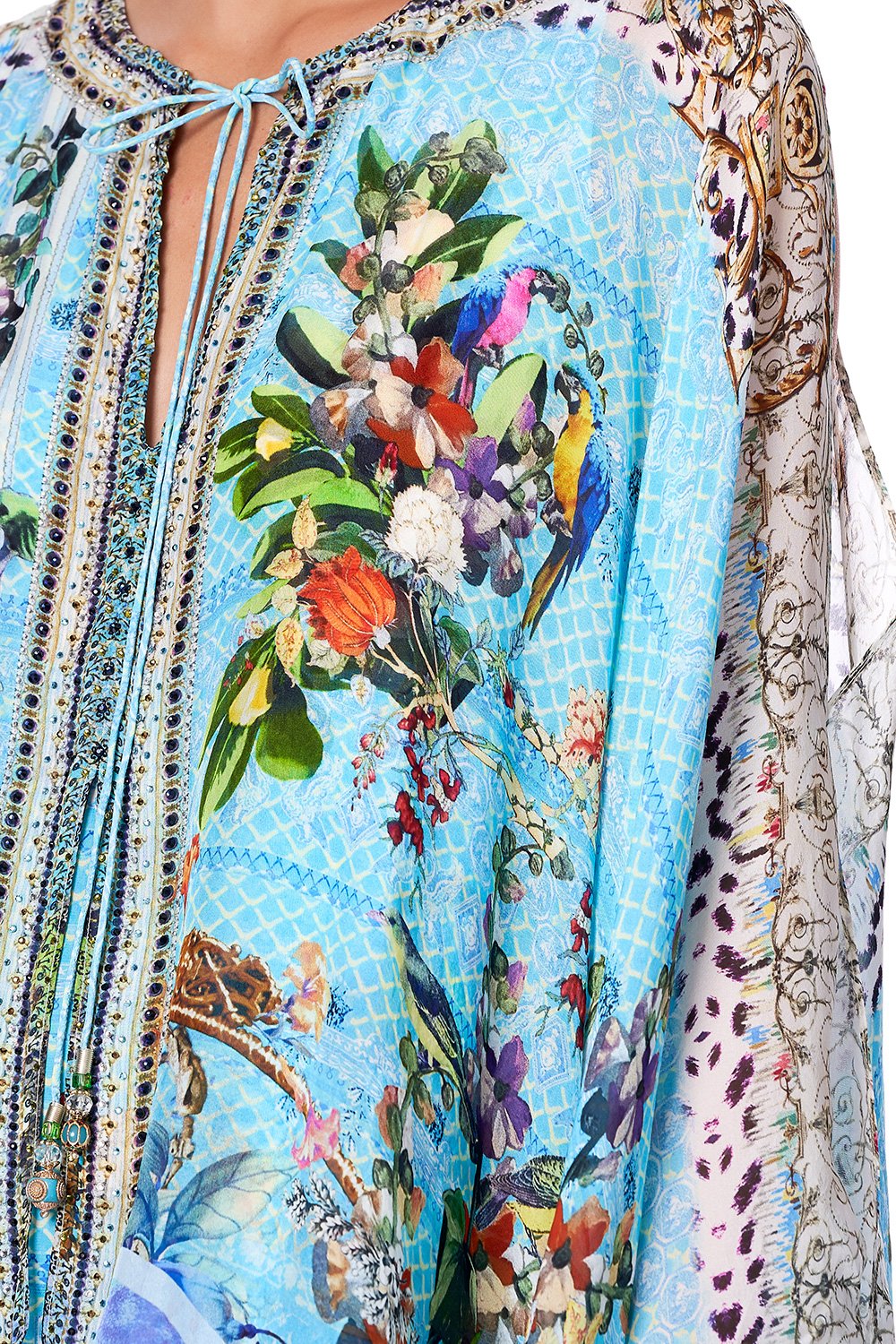 LONG SHEER OVERLAY DRESS GIRL FROM ST TROPEZ