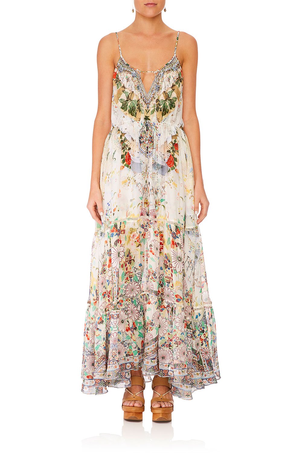 CAMILLA DRESS W/ FRONT TIE DETAIL TIME AFTER TIME