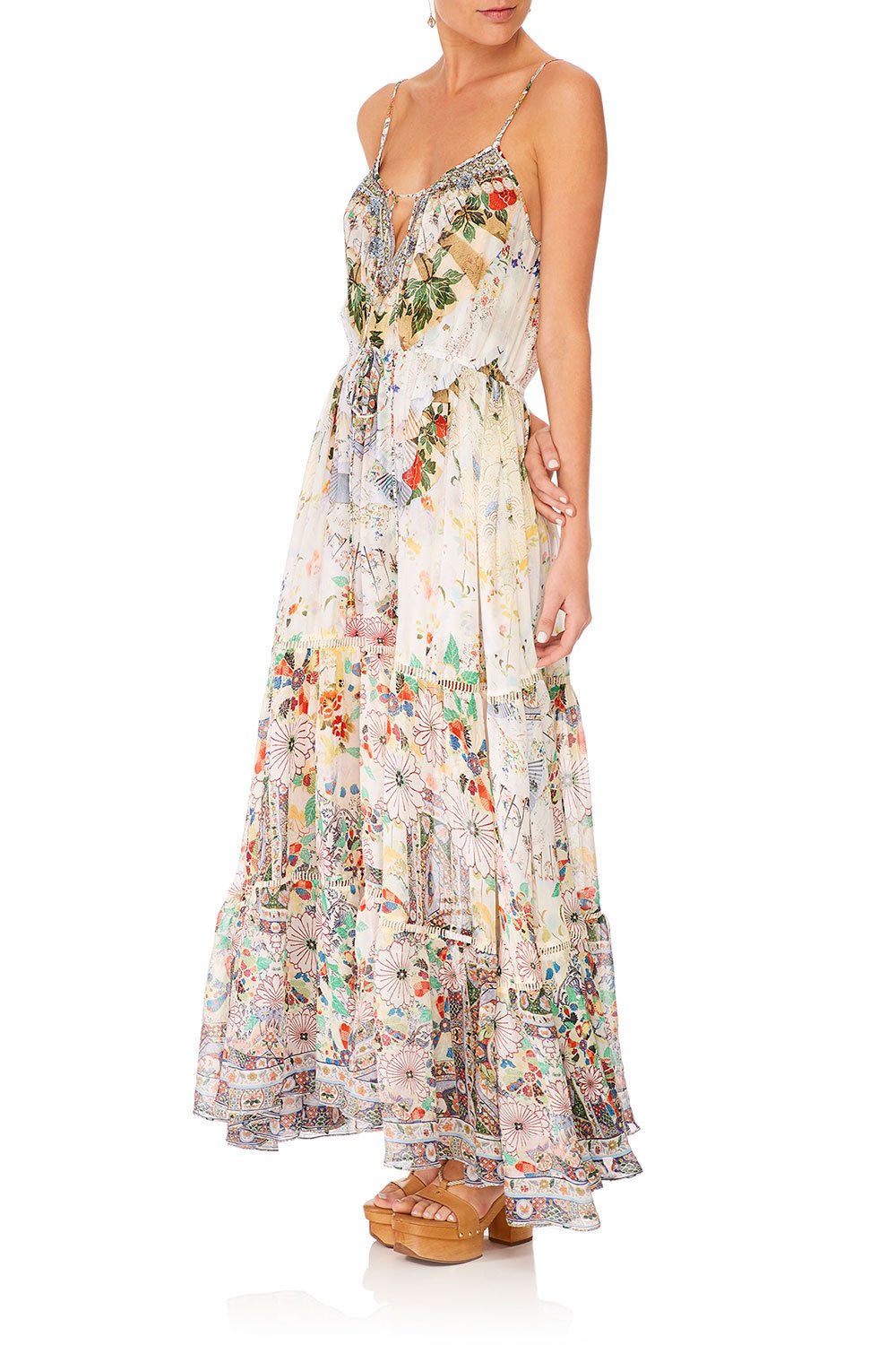 CAMILLA DRESS W/ FRONT TIE DETAIL TIME AFTER TIME