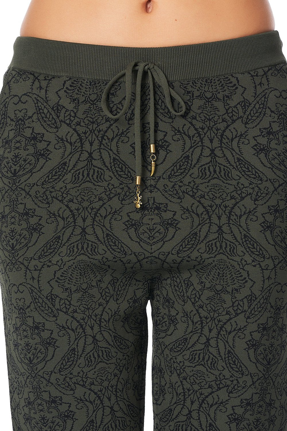 DROP CROTCH KNIT PANTS WATCHFUL WINGS